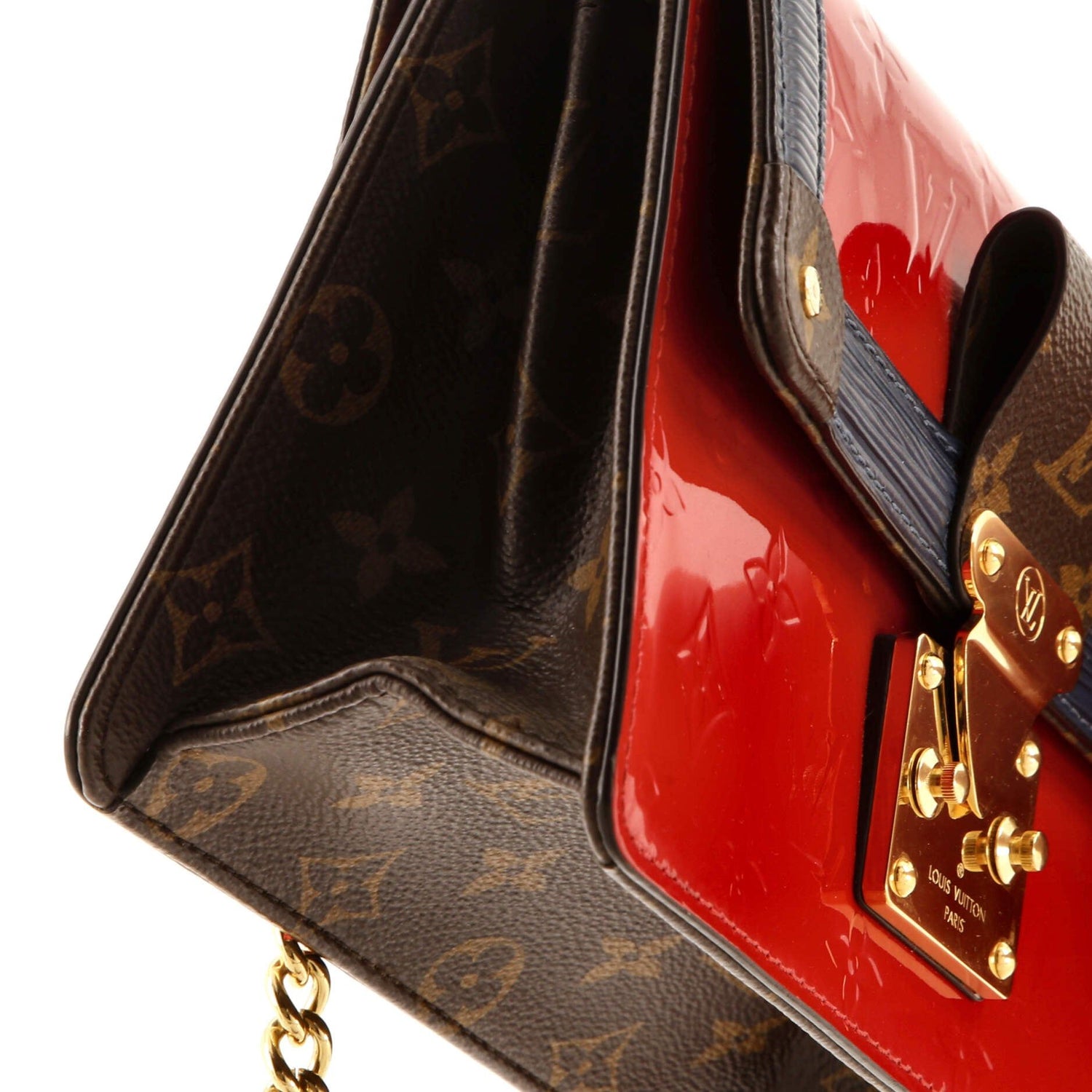 Louis Vuitton Wynwood Handbag Monogram Vernis With Monogram Canvas And Epi Leather