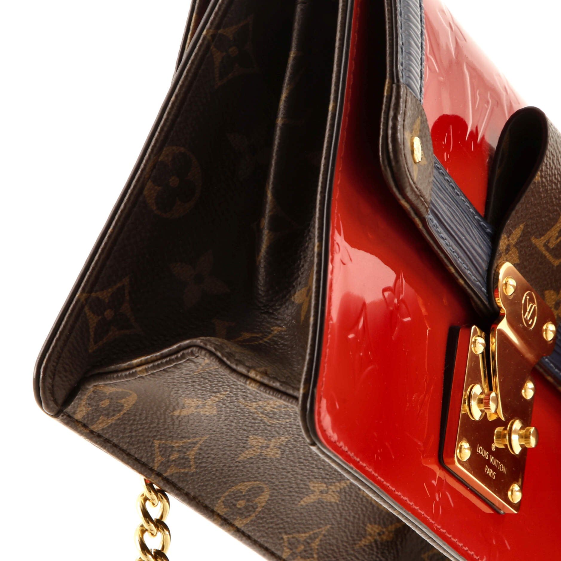 Louis Vuitton Wynwood Handbag Monogram Vernis With Monogram Canvas And Epi Leather
