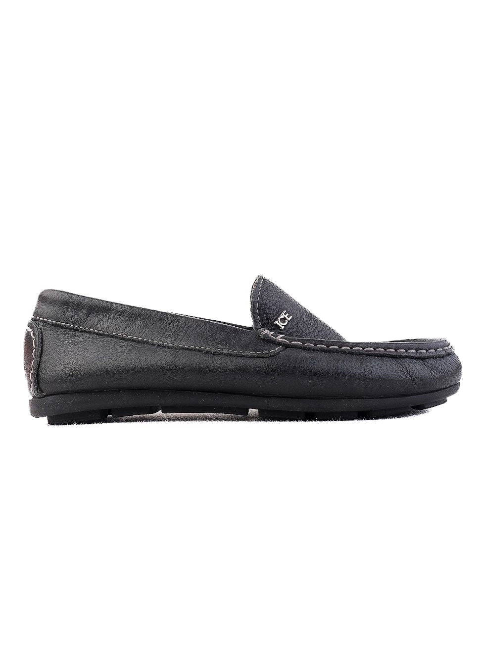 Perfect Iceberg Junior Black Leather Loafers Size 33 for Kids