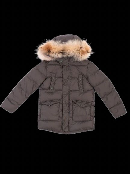 Herno Excellent Condition Green Nylon Puffer Jacket Size 6 for Kids