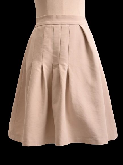 BGN First White Nylon Pleated Skirt Size S Excellent Condition