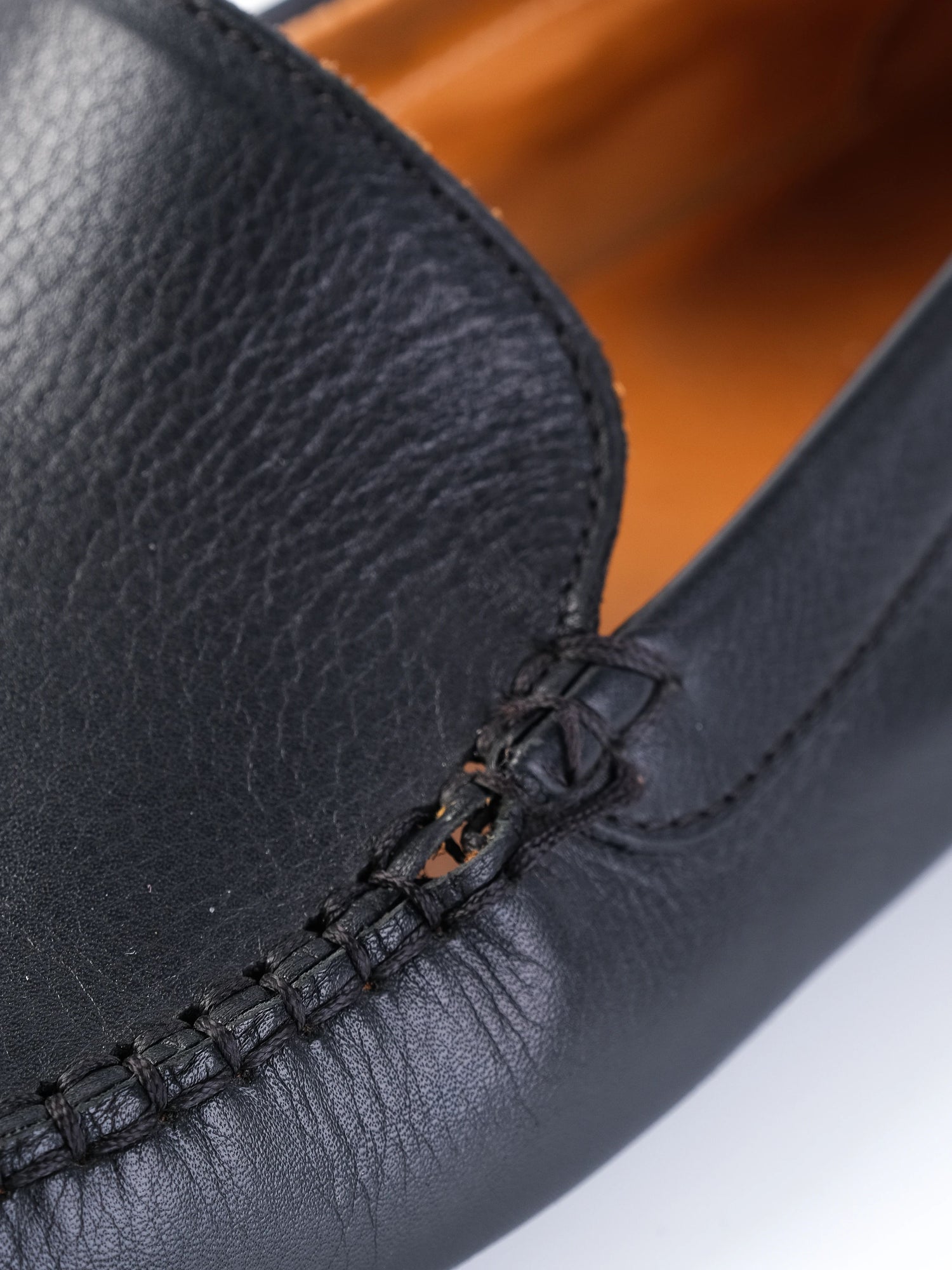 Average John Lobb Black Leather Loafers Size 42 for Men