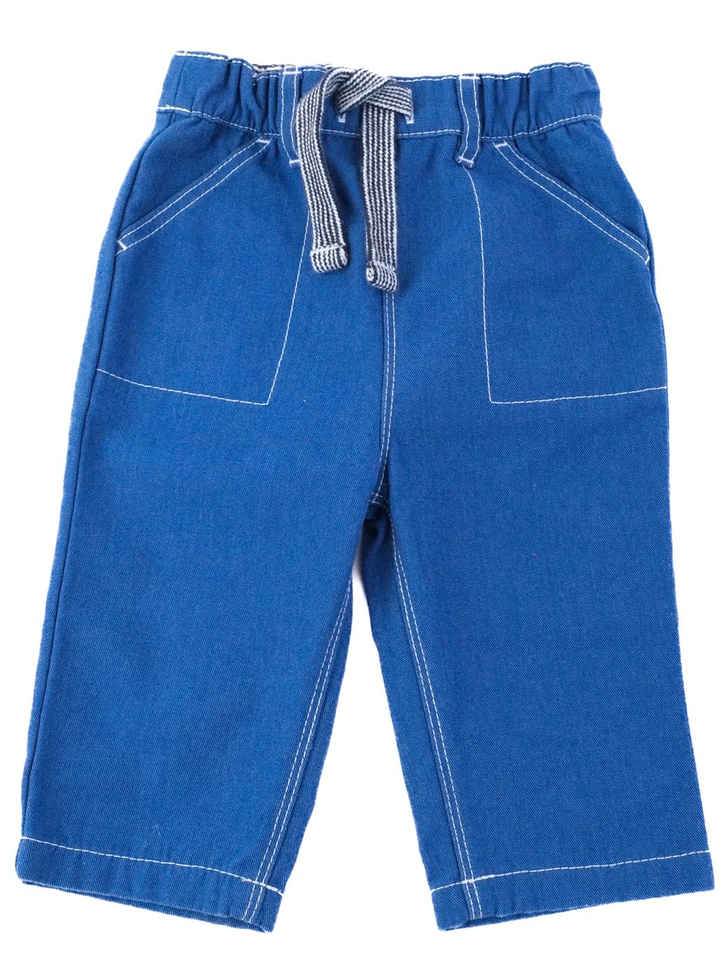 Excellent Petit Bateau Blue Cotton Pants Size 12M for Kids