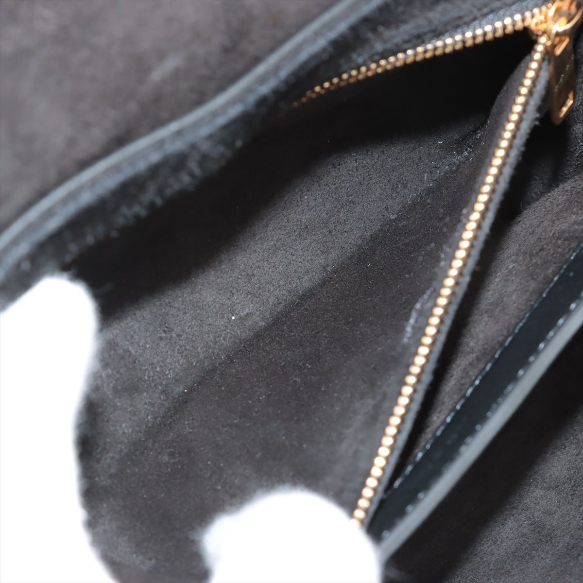 Celine Leather Shoulder Bag Black