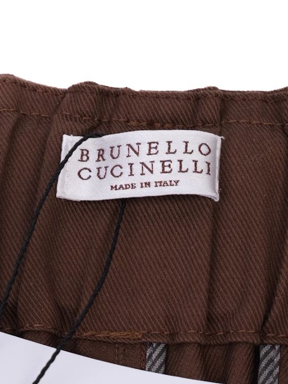 Excellent Brunello Cucinelli Orange Pants XXL Made in Italy