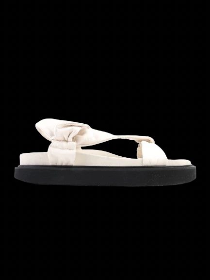 NEW Isabel Marant White Leather Sandals Size 41 Casual Style