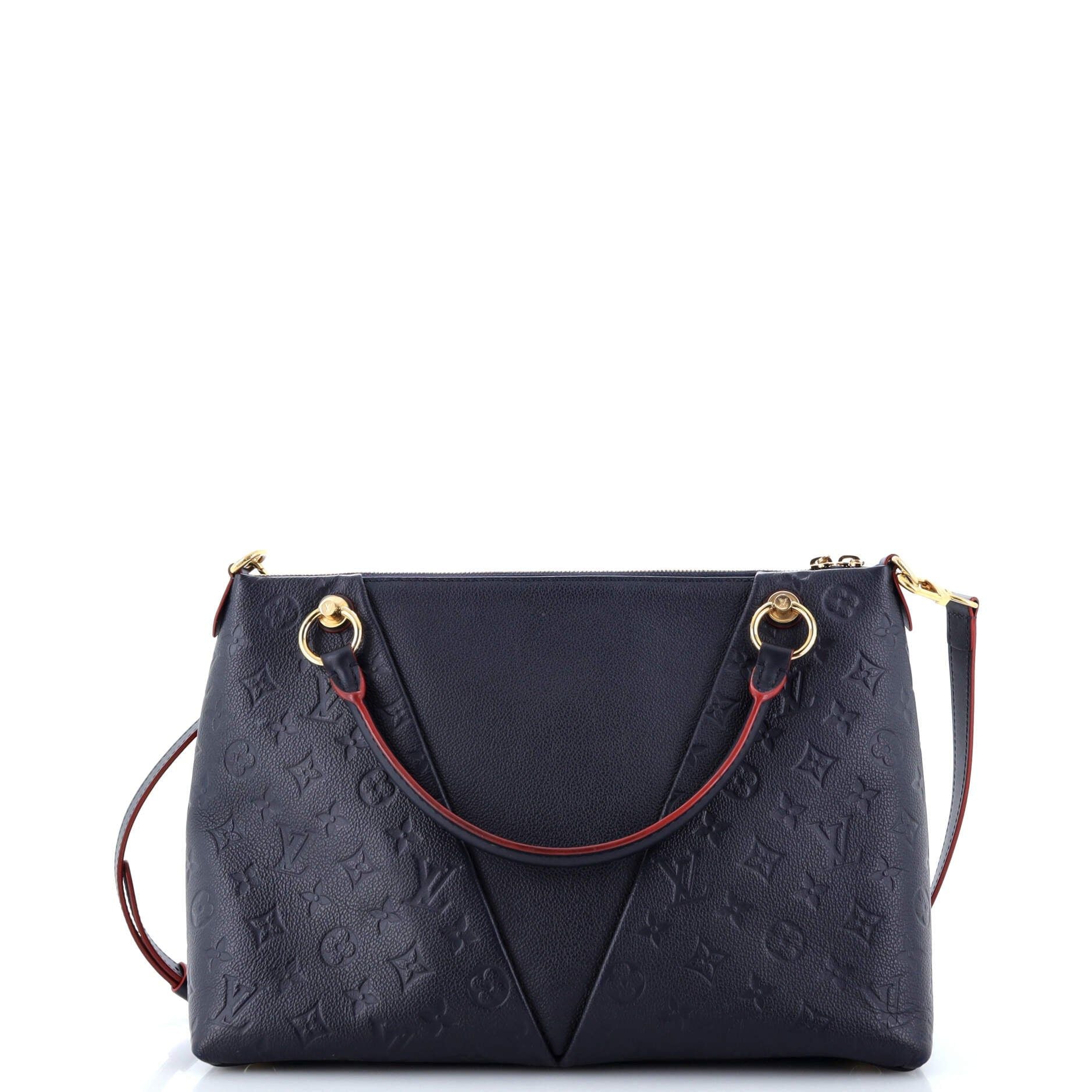 Louis Vuitton V Tote Monogram Empreinte Leather Mm
