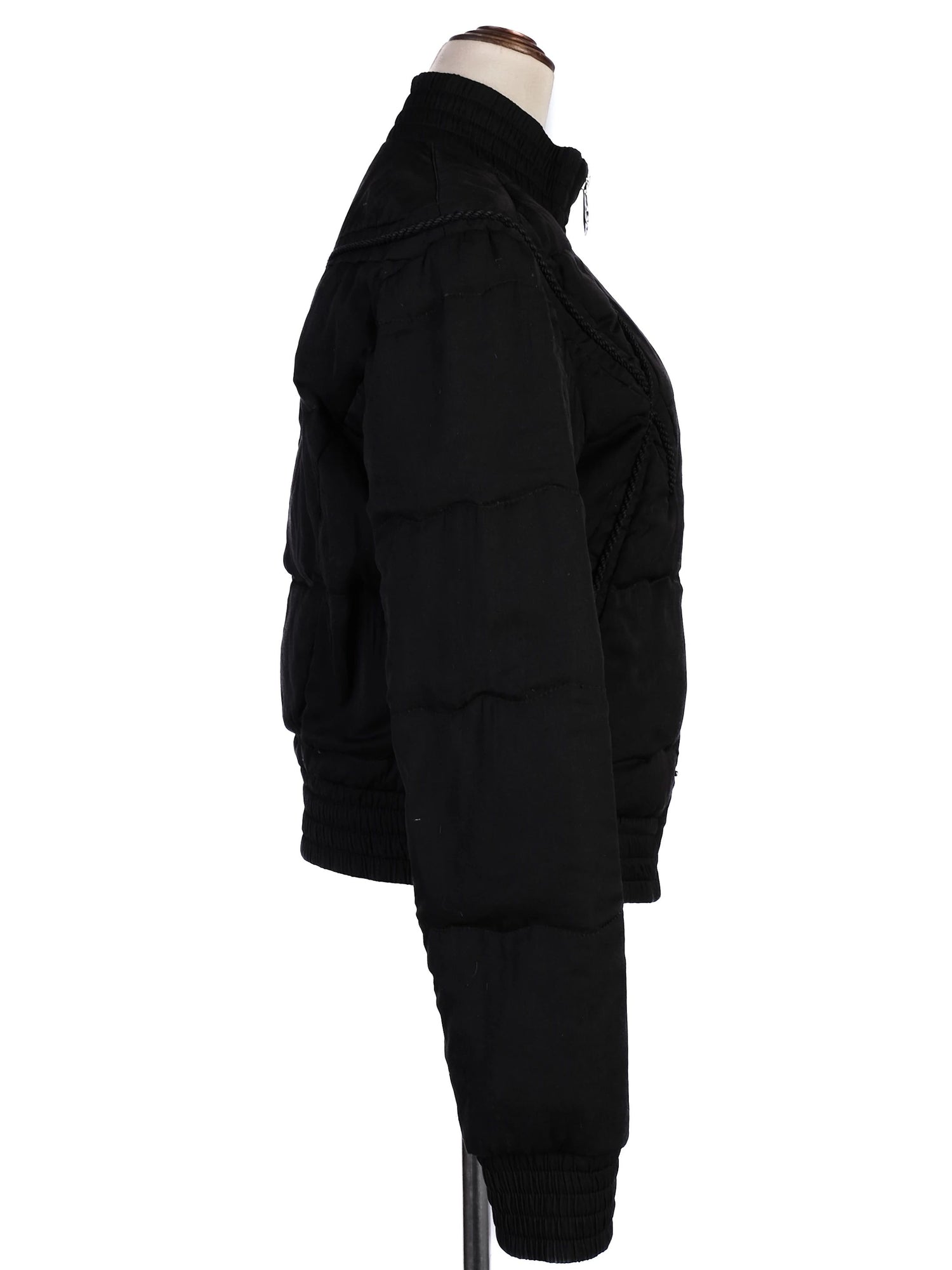 Excellent Nina Ricci Black Quilted Jacket Size S