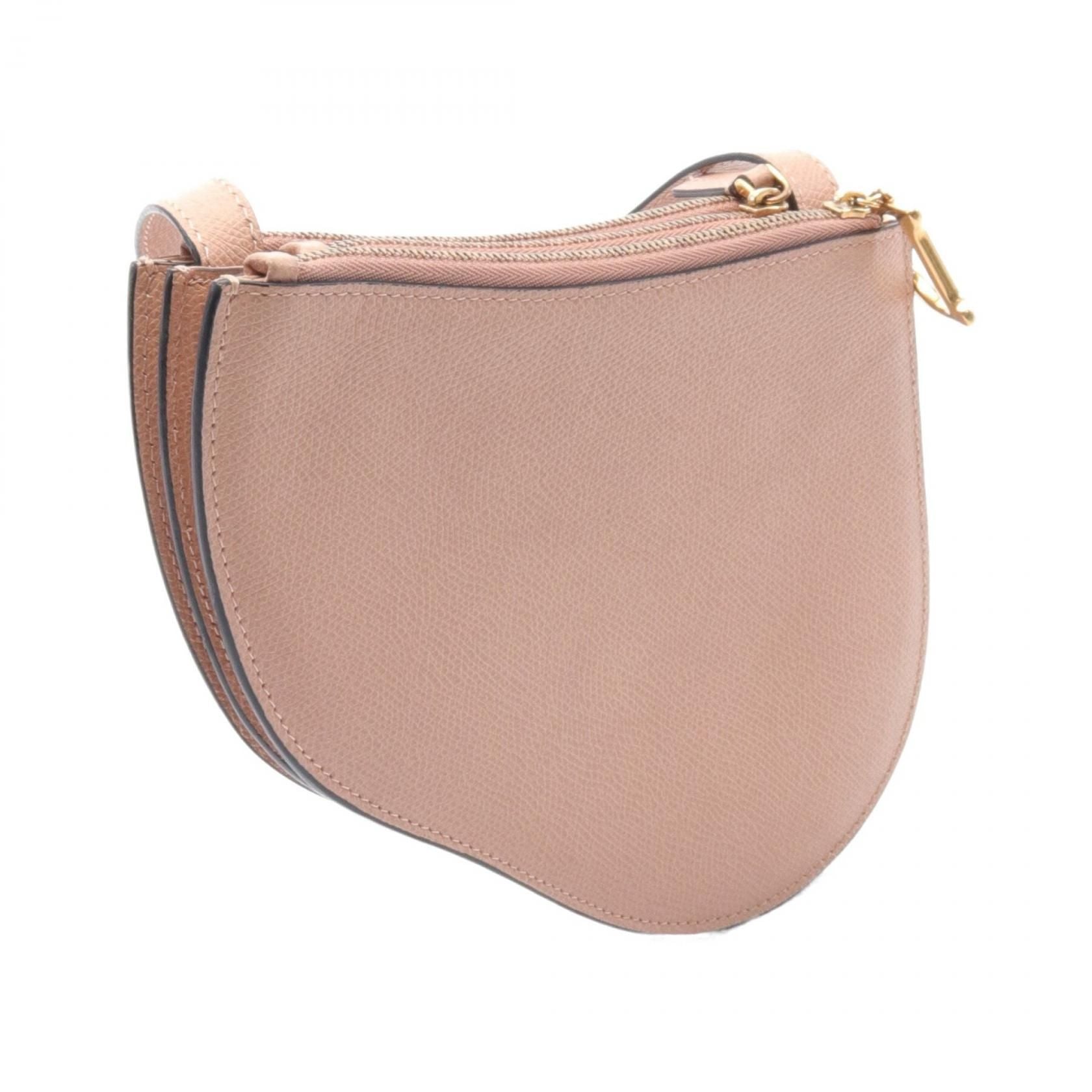 Dior Saddle Saddle Shoulder Bag Pink Leather