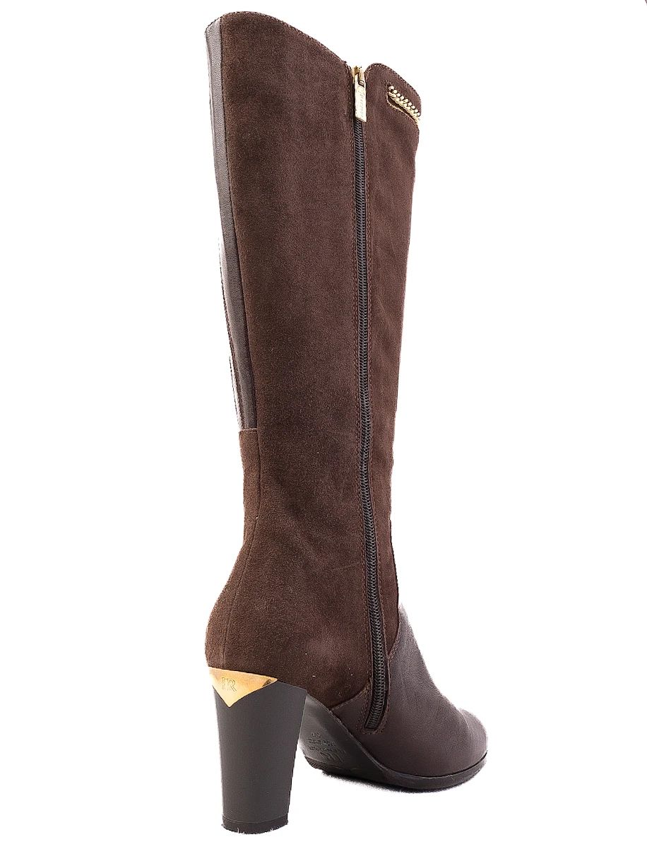 Excellent Renzoni Orange Leather Knee-High Boots Size 37