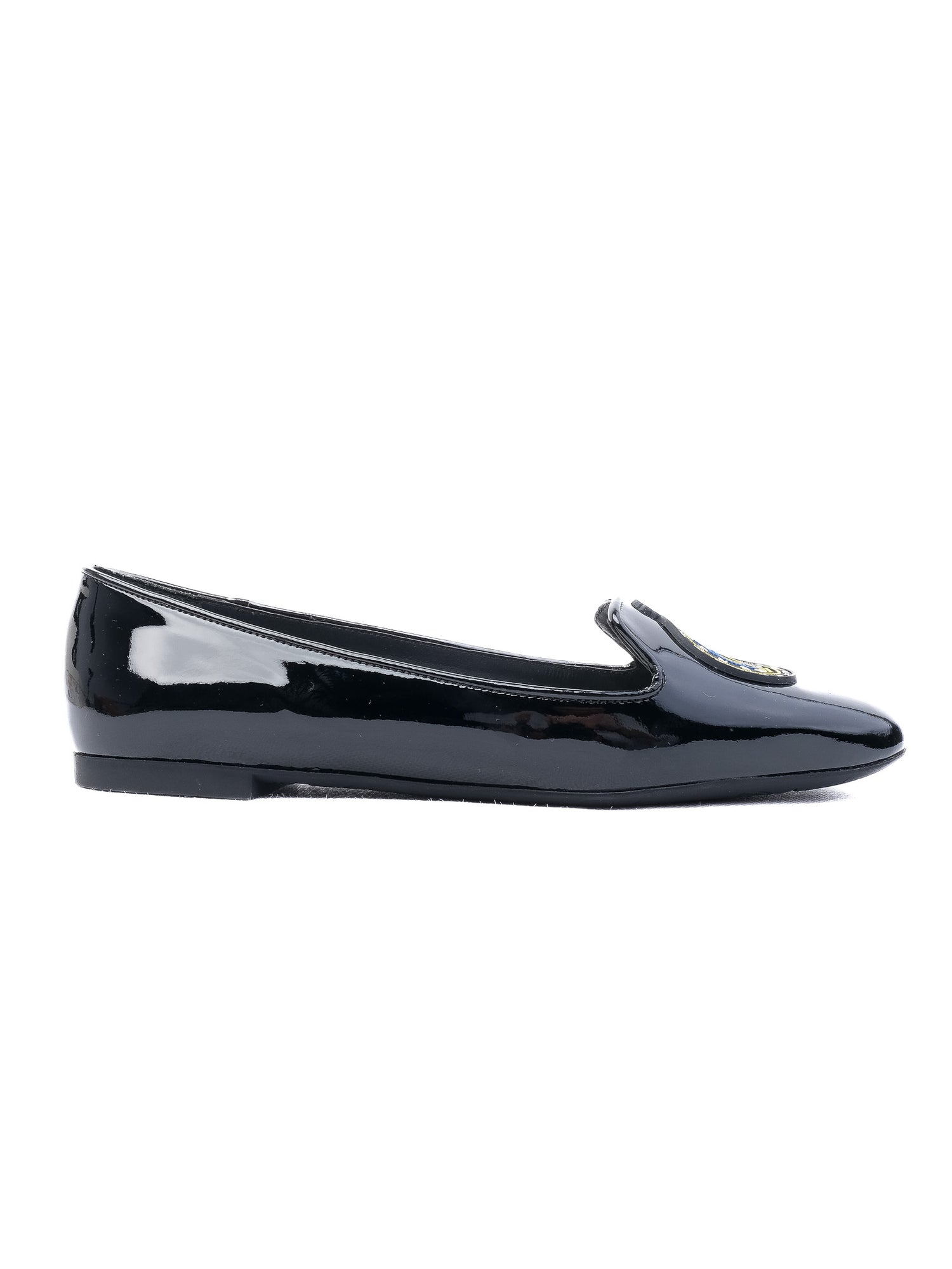 NEW Kenzo Black Patent Leather Loafer Women Size N/A