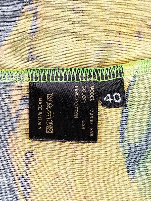 EXCELLENT Denis Simachev Sleeveless Dress XS Colorful Abstract Pattern