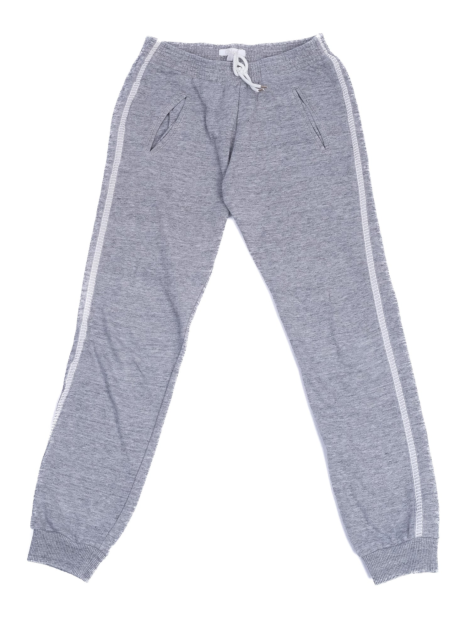 Excellent Chloe Gray Sweatpants for Kids Size 10 with Side Pockets