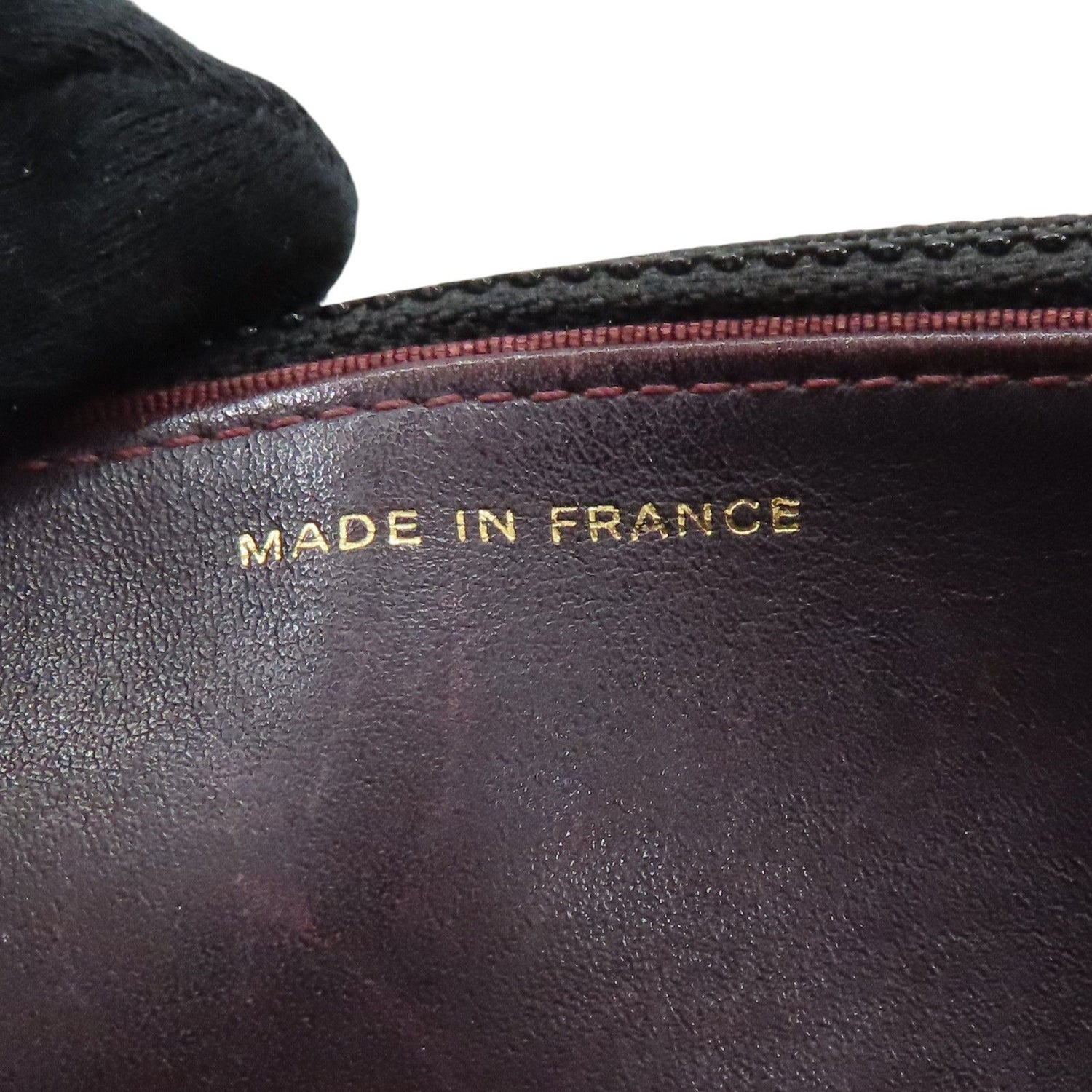 Chanel Woc Wallet On Chain Shoulder Bag Black Quilted Grained Calfskin