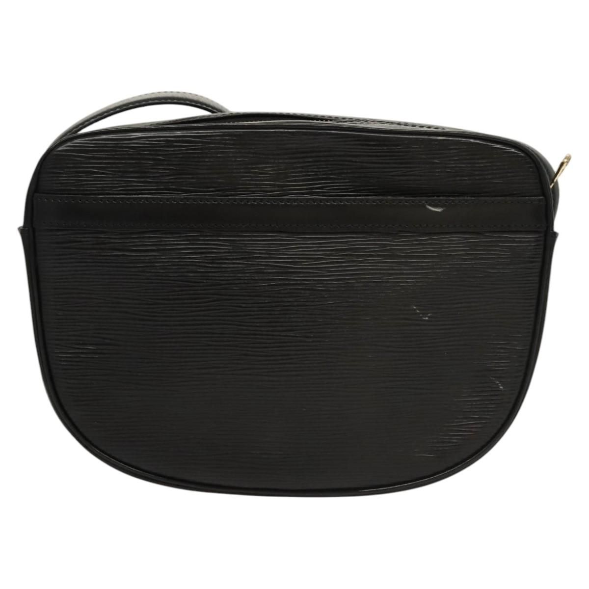 Louis Vuitton Epi Jeune Fille Mm Shoulder Bag Black M 52152 Lv Auth