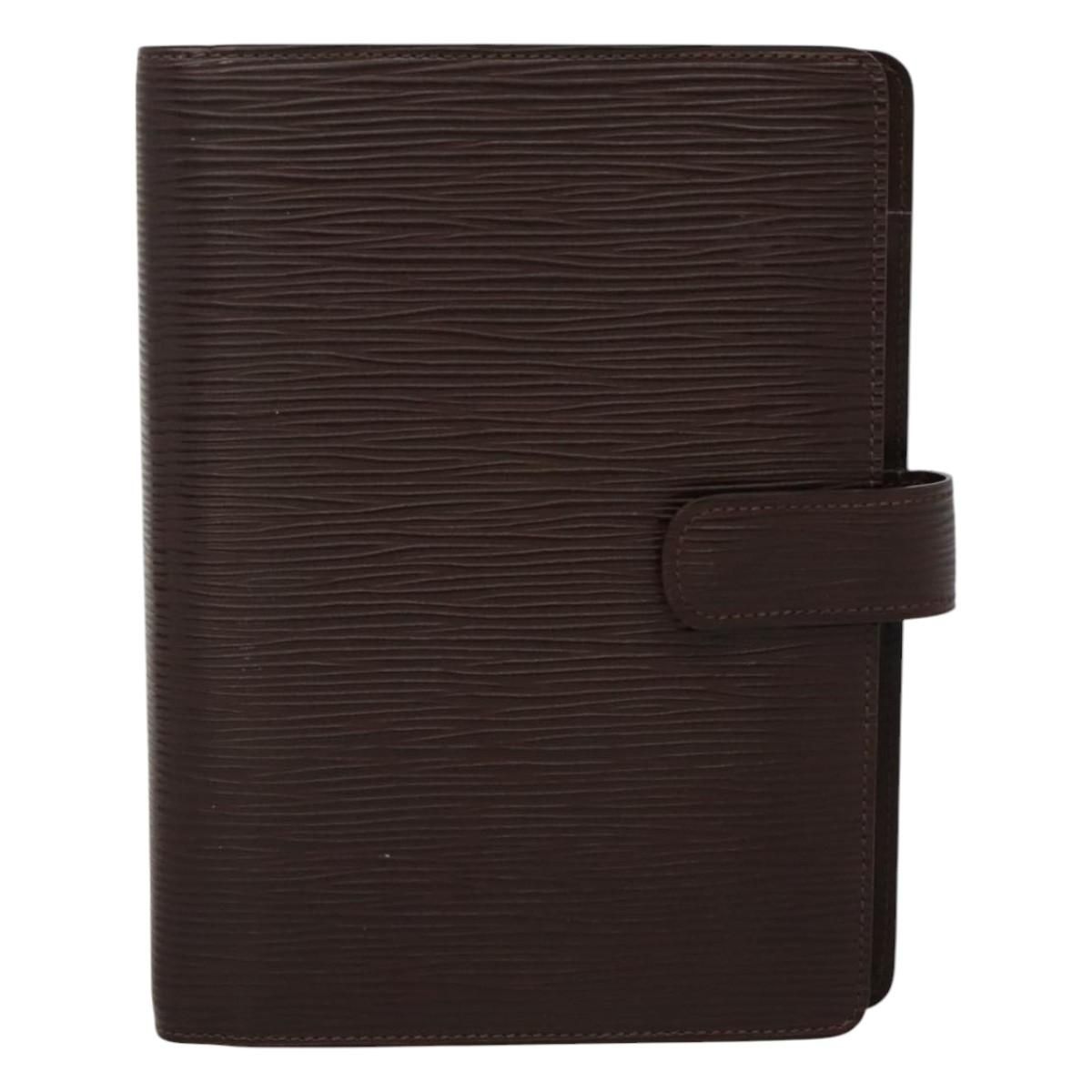 Louis Vuitton Epi Agenda Mm Day Planner Cover Mocha R 2004d Lv Auth