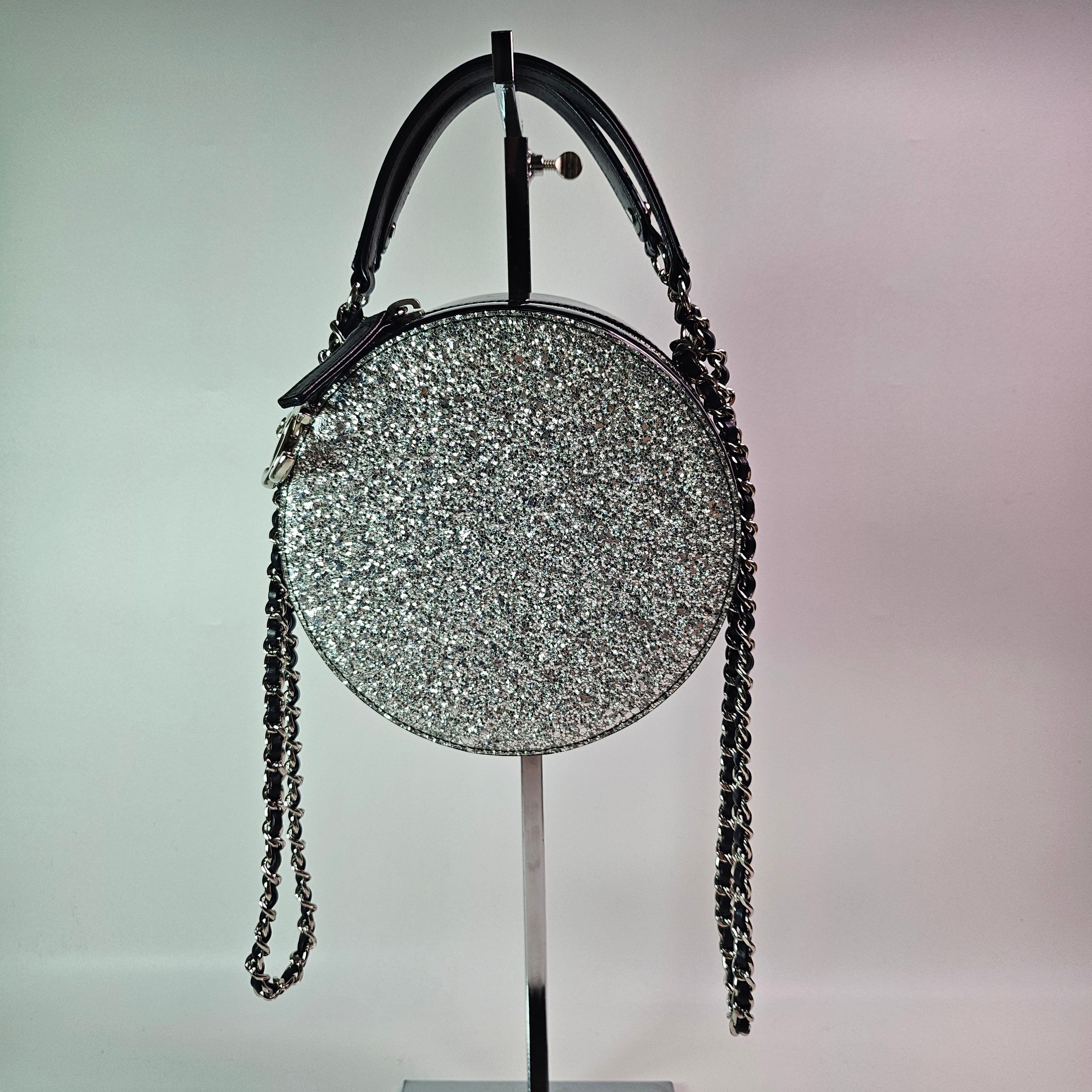 Chanel Evening On The Moon Round Evening Bag
