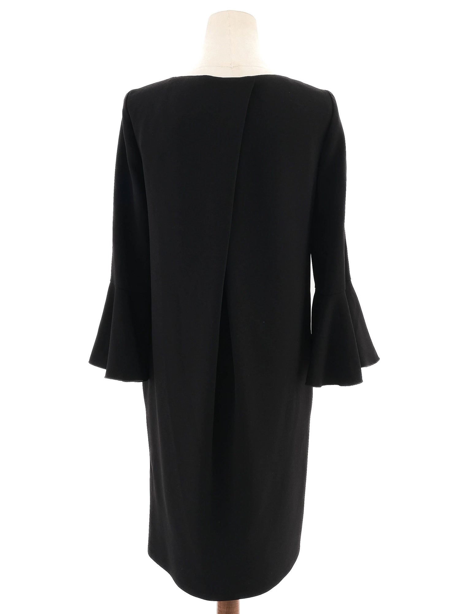 Max Mara Black Triacetate Dress Size S - Excellent Condition