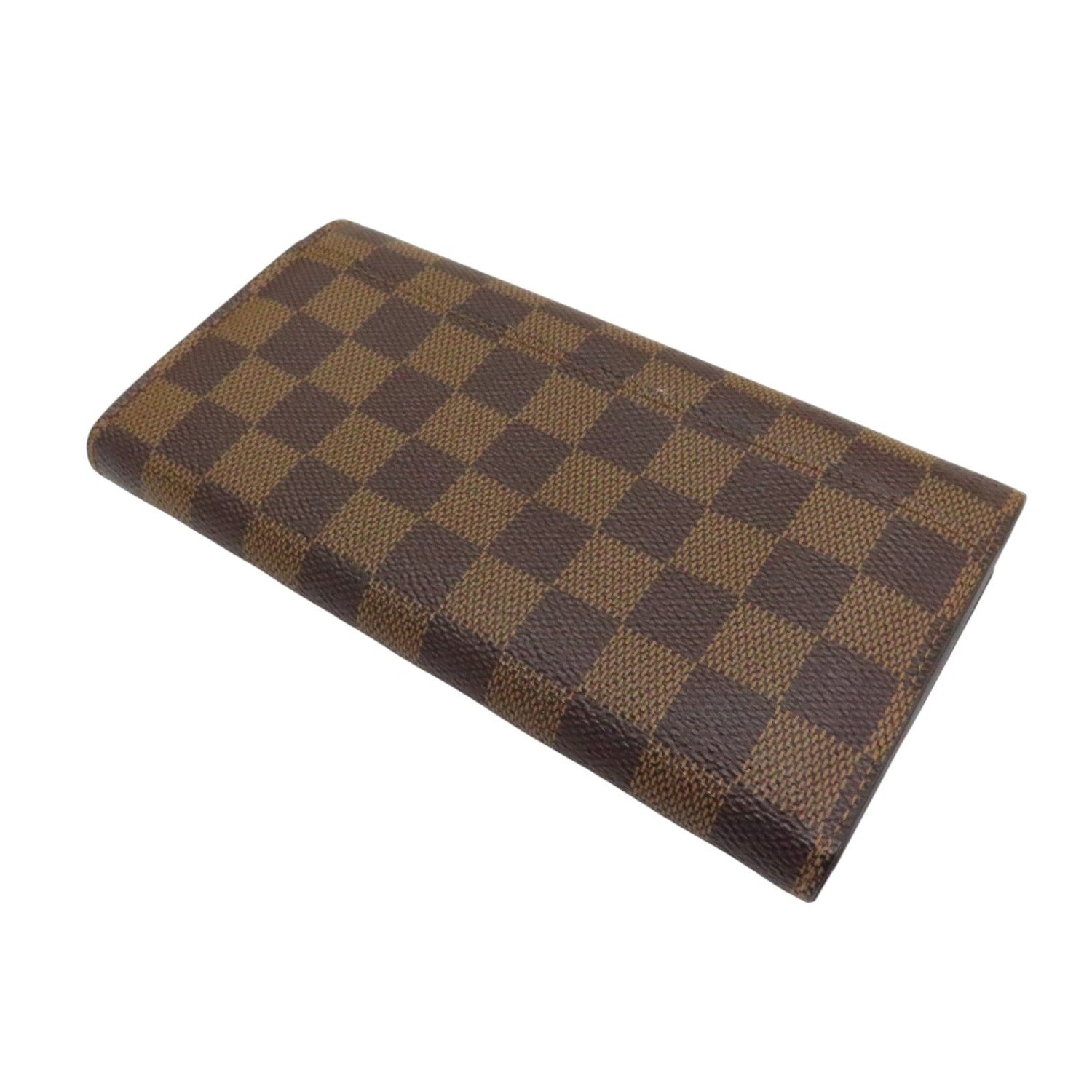 Louis Vuitton Sarah Wallet Damier Ebene Canvas N 63209