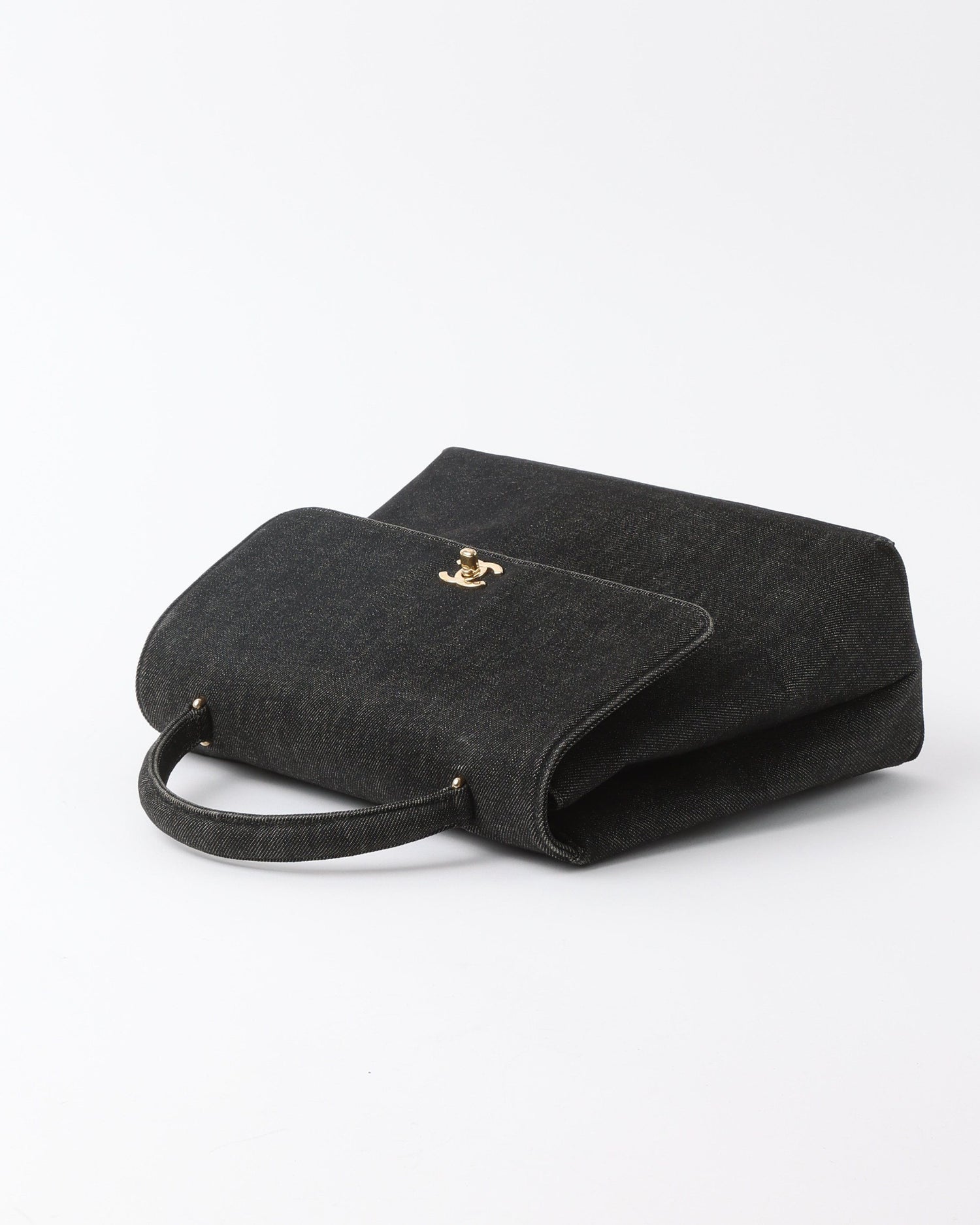 Chanel Kelly Denim Top Handle Bag