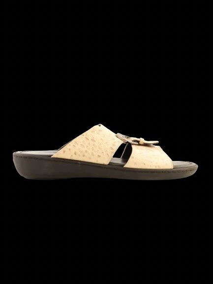 Excellent Baldinini White Leather Sandals Size 42.5 with Buckle