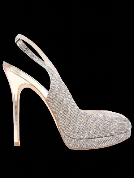 Excellent Karen Millen Gray Leather Slingback High Heels Size 37