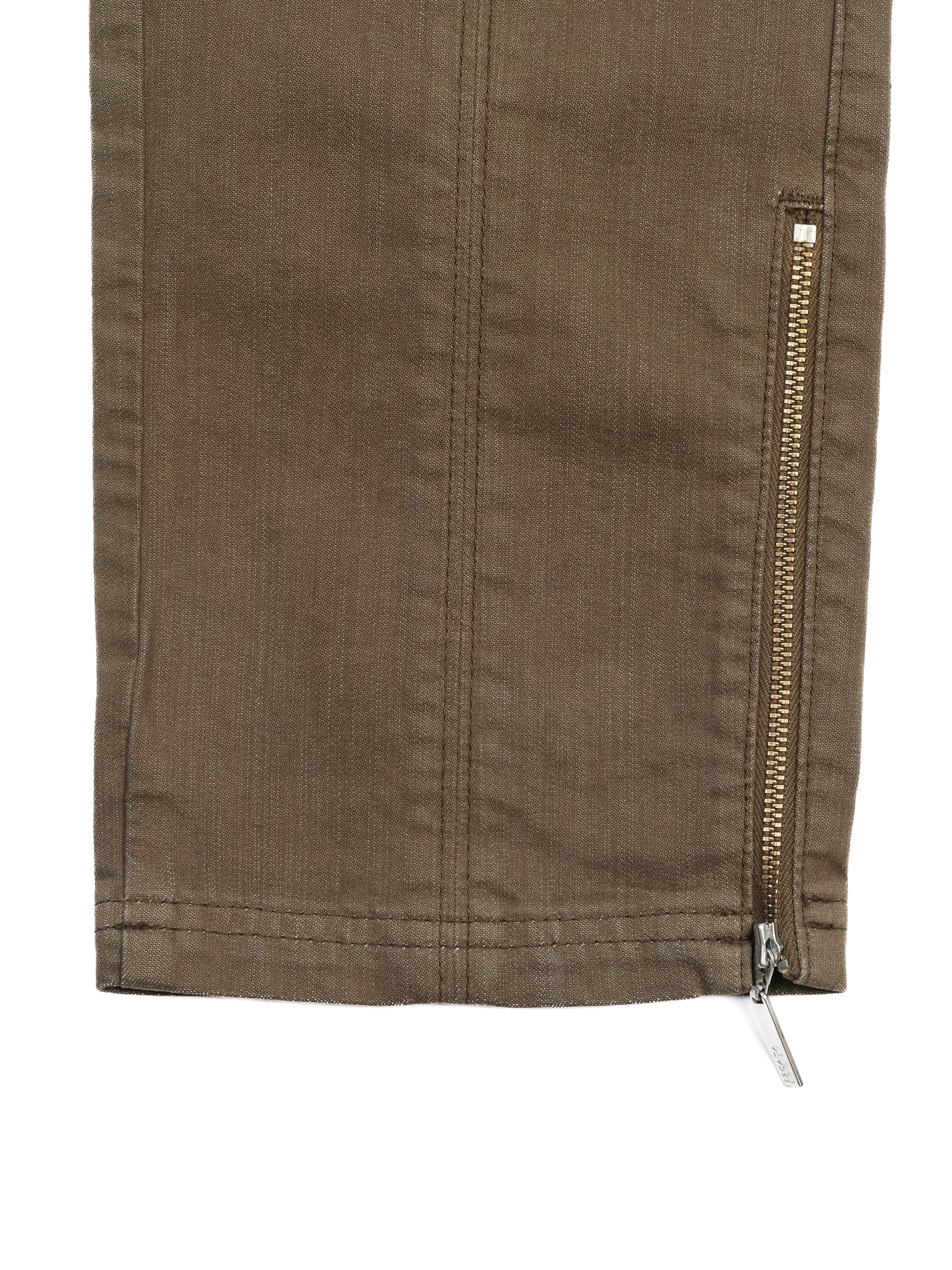 Excellent Escada Green Cargo Pants Size S - Slim Fit, Multiple Pockets