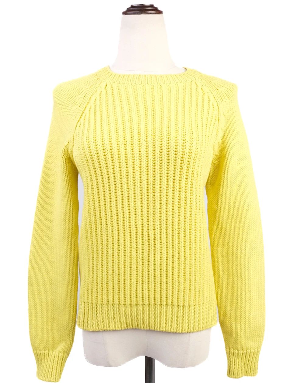 Excellent Weekend MaxMara Yellow Wool Sweater Size XS Women