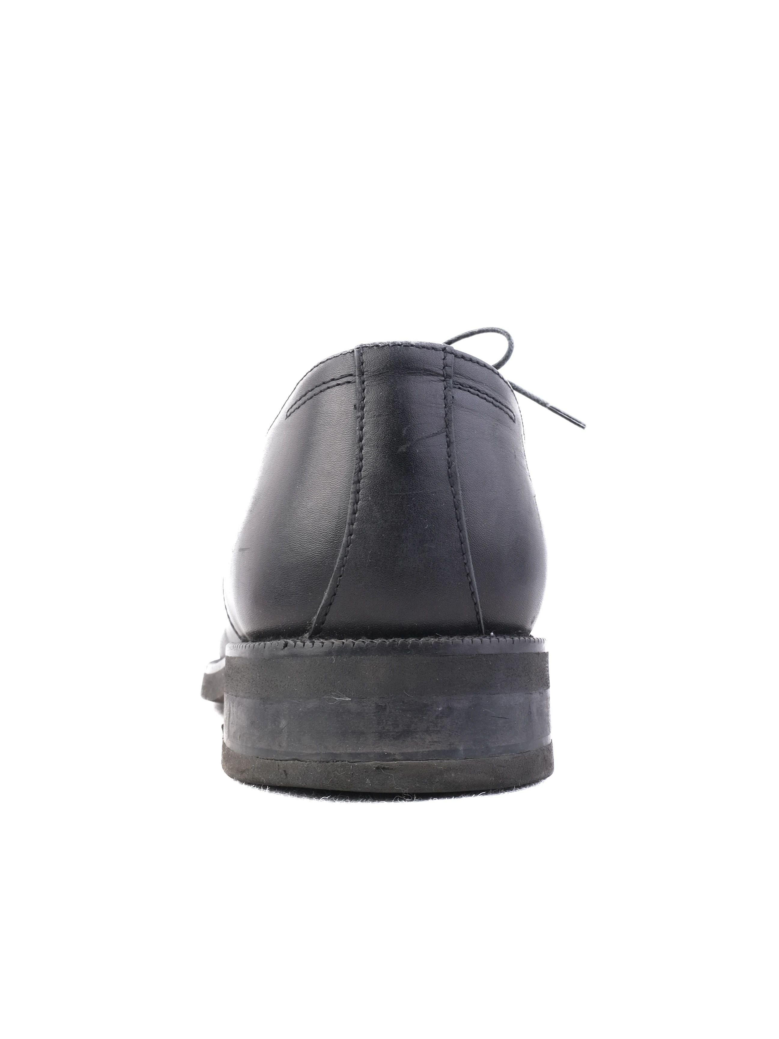 Excellent Baldinini Black Leather Dress Shoes Size 43 Men