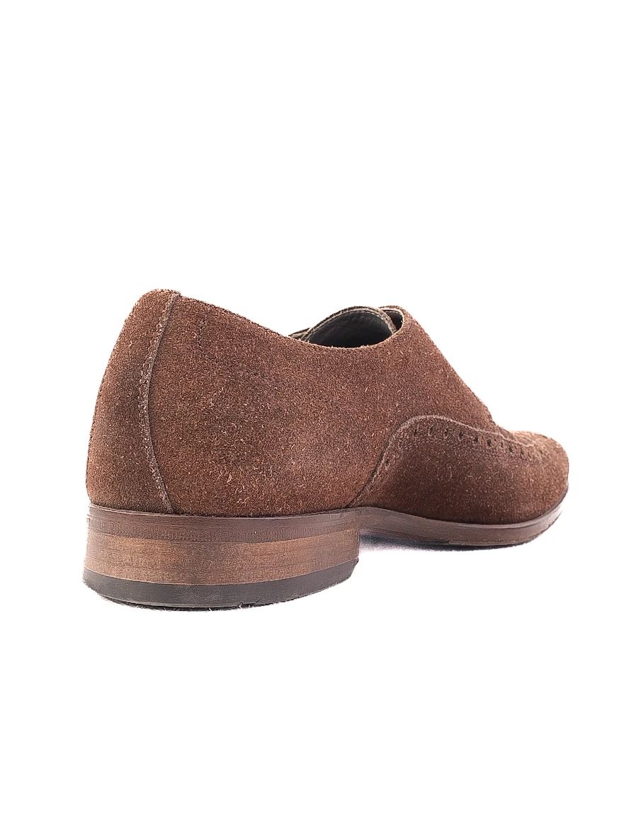 Excellent Hugo Boss Brown Suede Double Monk Strap Shoes Size 40