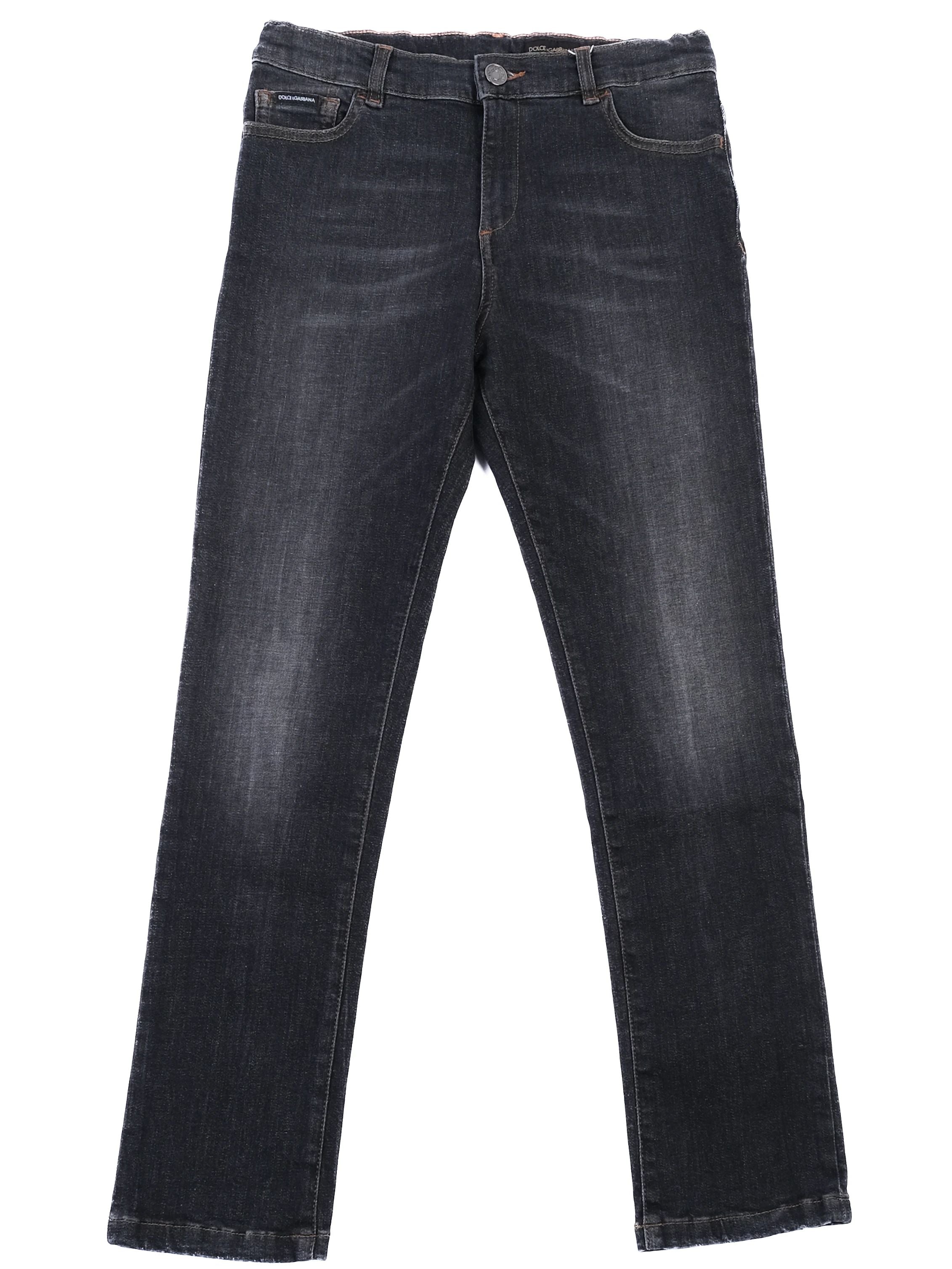Excellent Dolce Gabbana Black Denim Jeans for Kids Size 10