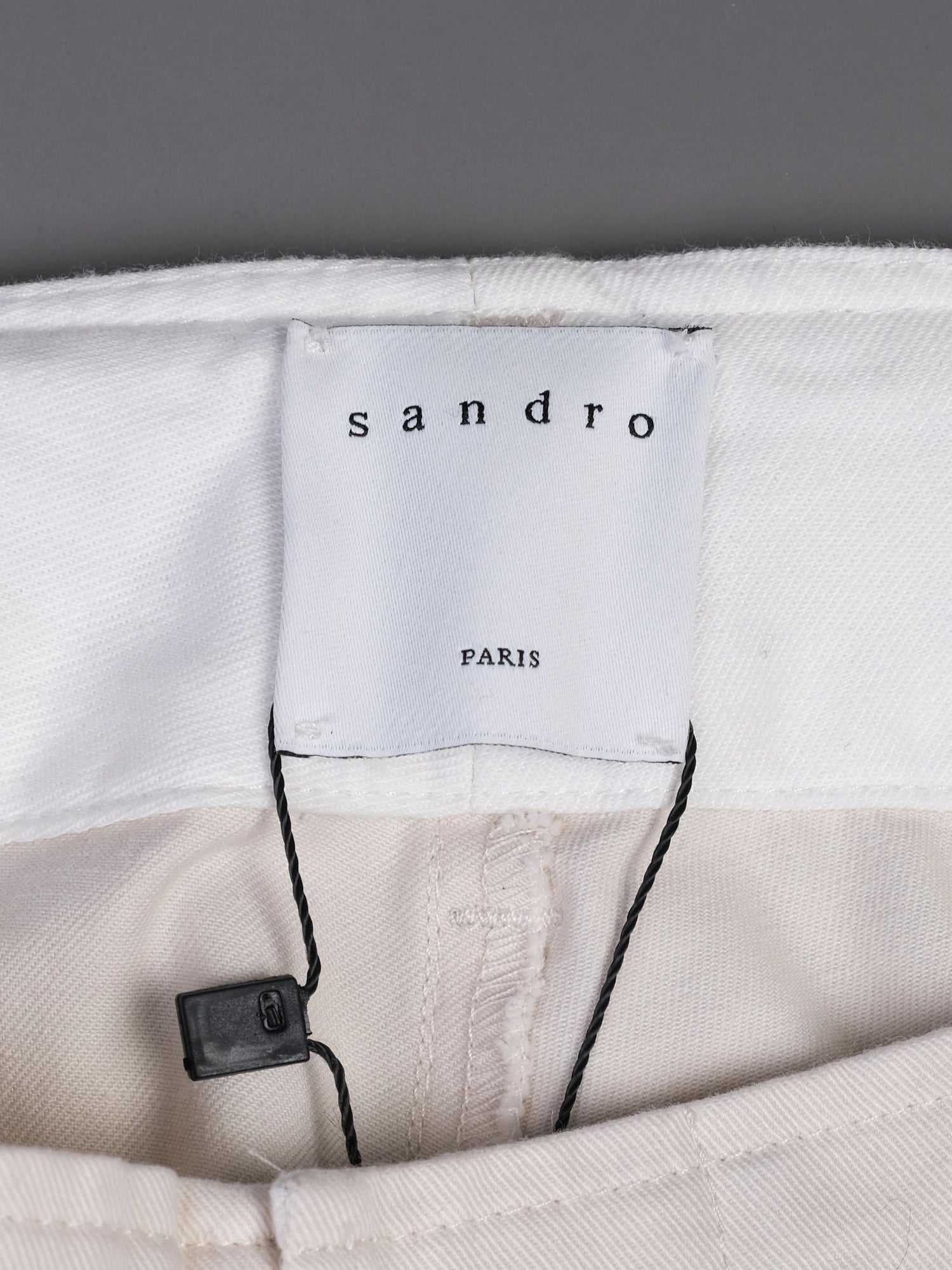 Excellent Sandro MenÕs White Polyurethane Pants XXL