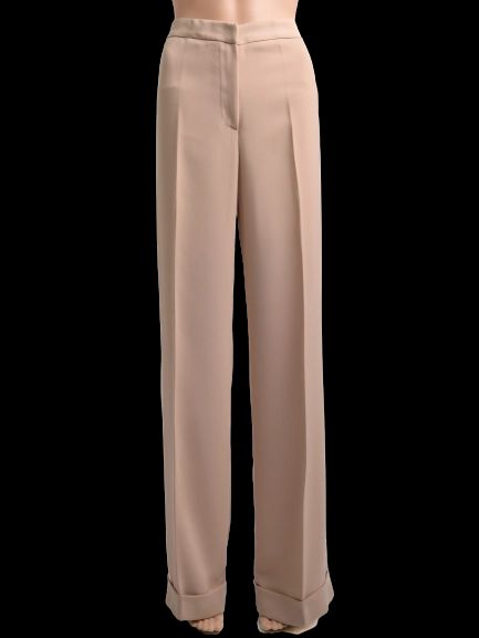 Good GF Ferre Orange High-Waisted Wide-Legged Pants Women