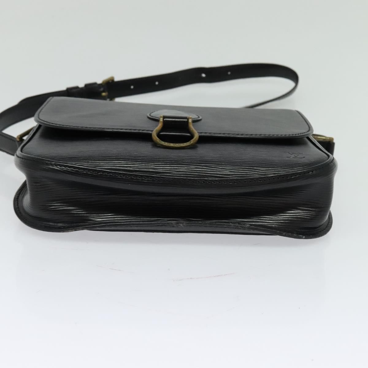 Louis Vuitton Epi Saint Cloud Gm Shoulder Bag Black Noir M 52192 Lv Auth