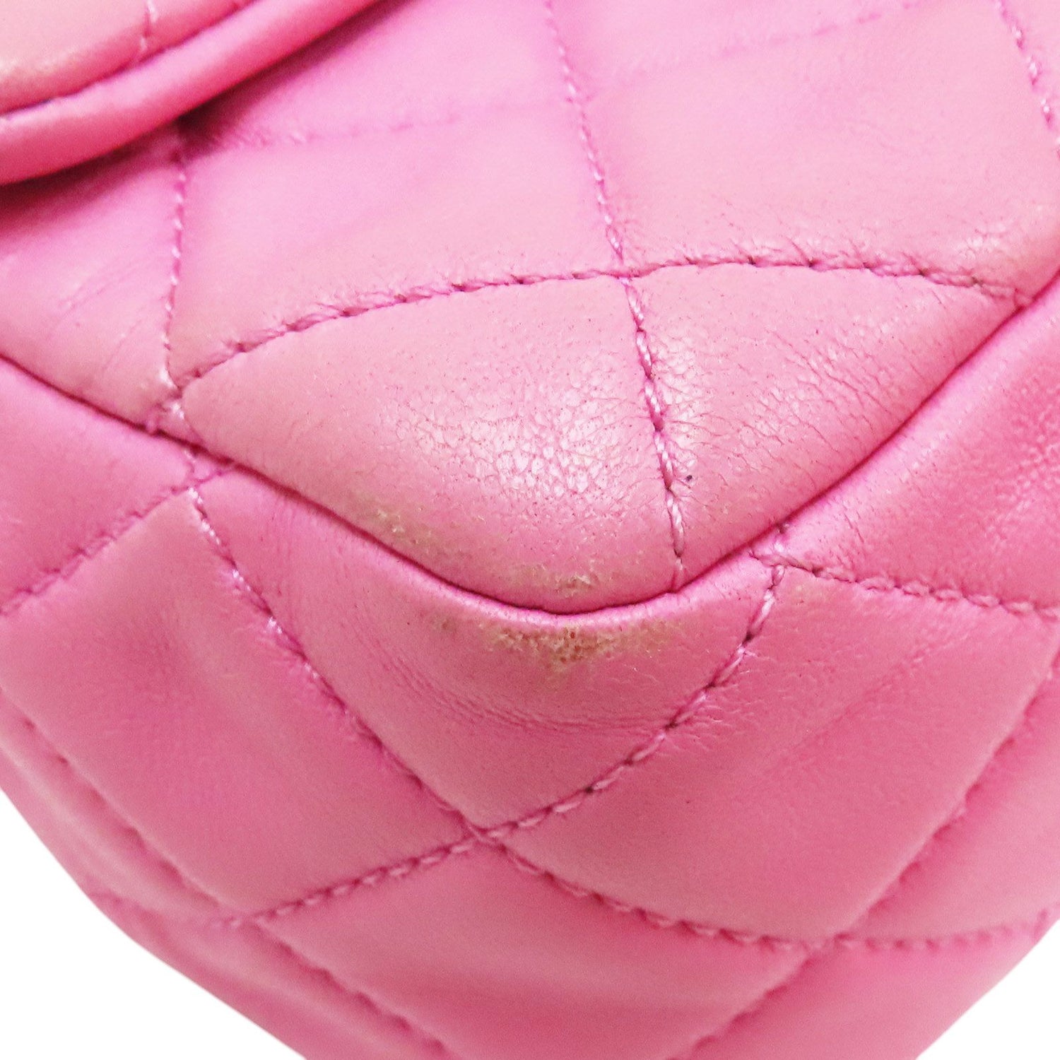 Chanel Matelasse Coco 17 Pearl Crush Shoulder Lambskin Pink Gold Metal