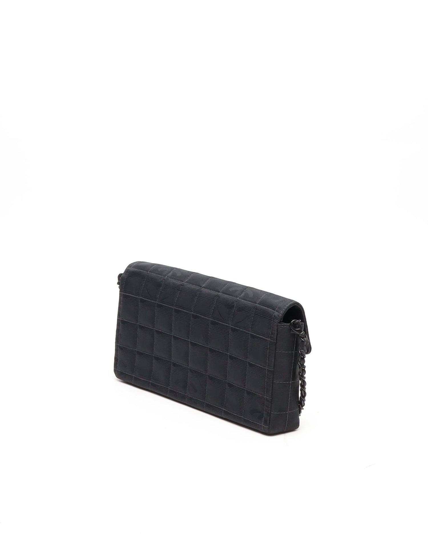 Chanel East West Chocolate Bar Shoulder Bag