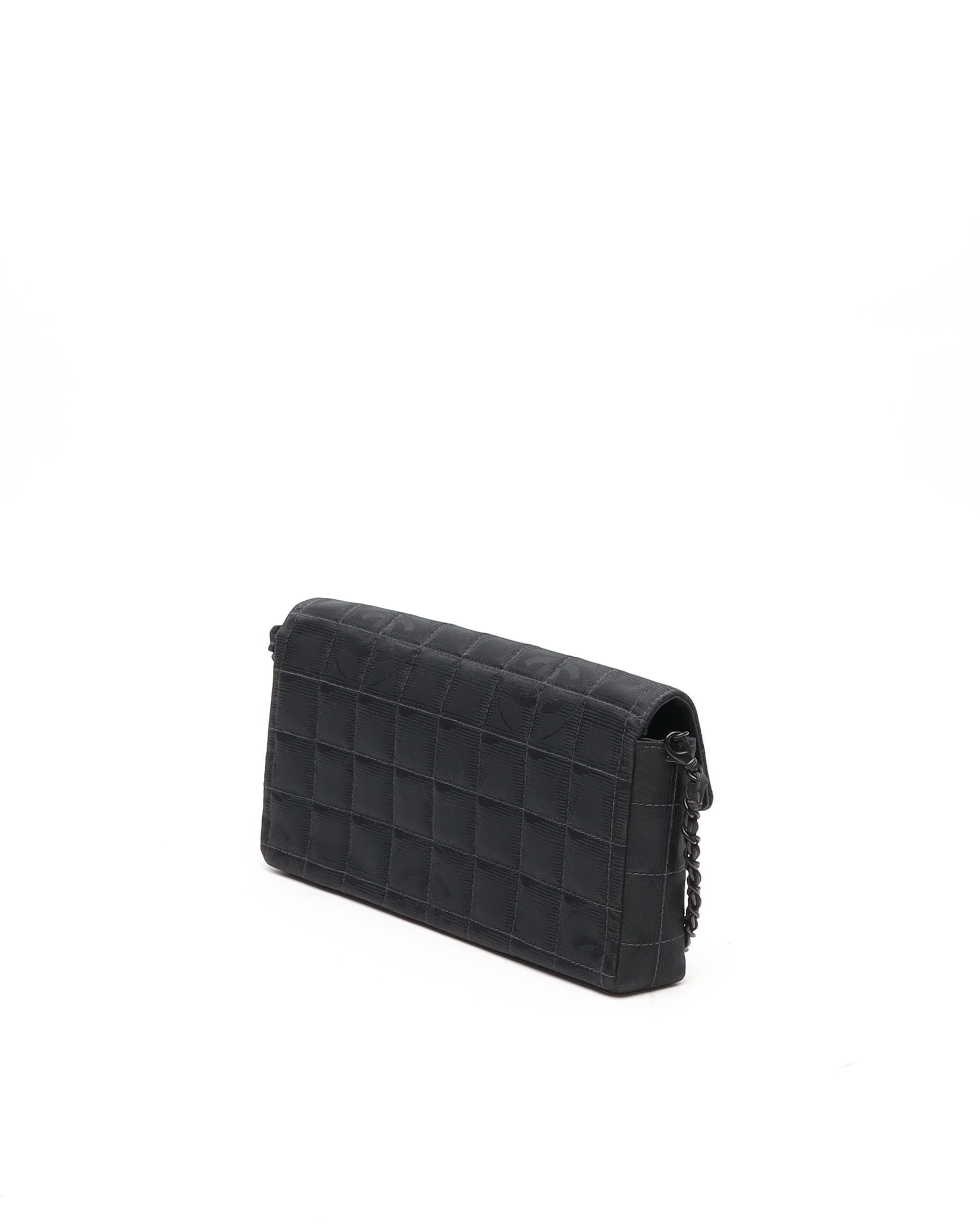 Chanel East West Chocolate Bar Shoulder Bag