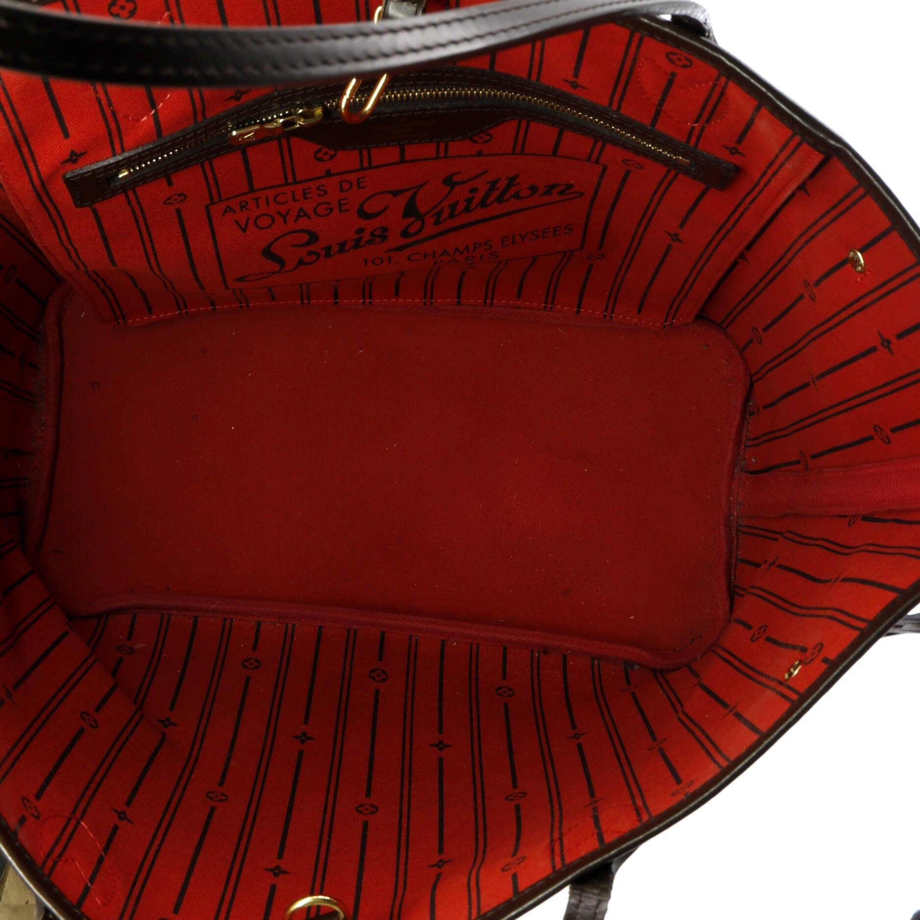 Louis Vuitton Neverfull Nm Tote Damier Mm