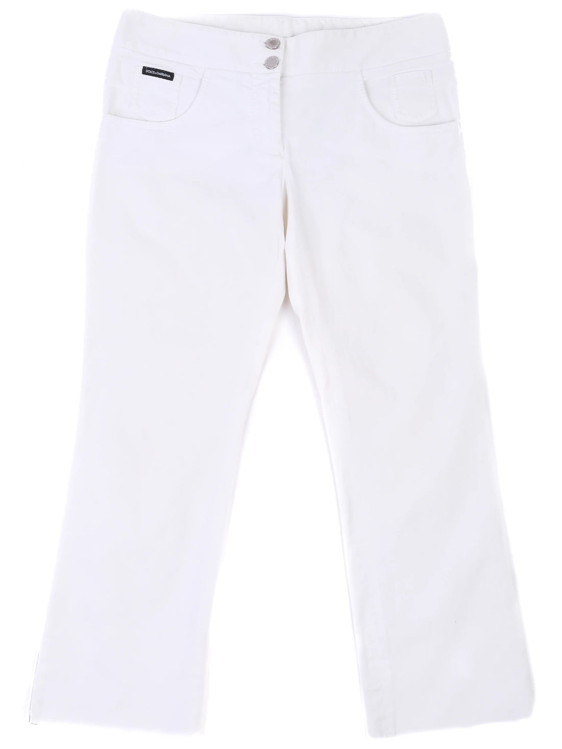 Excellent Dolce Gabbana White Cotton Women&