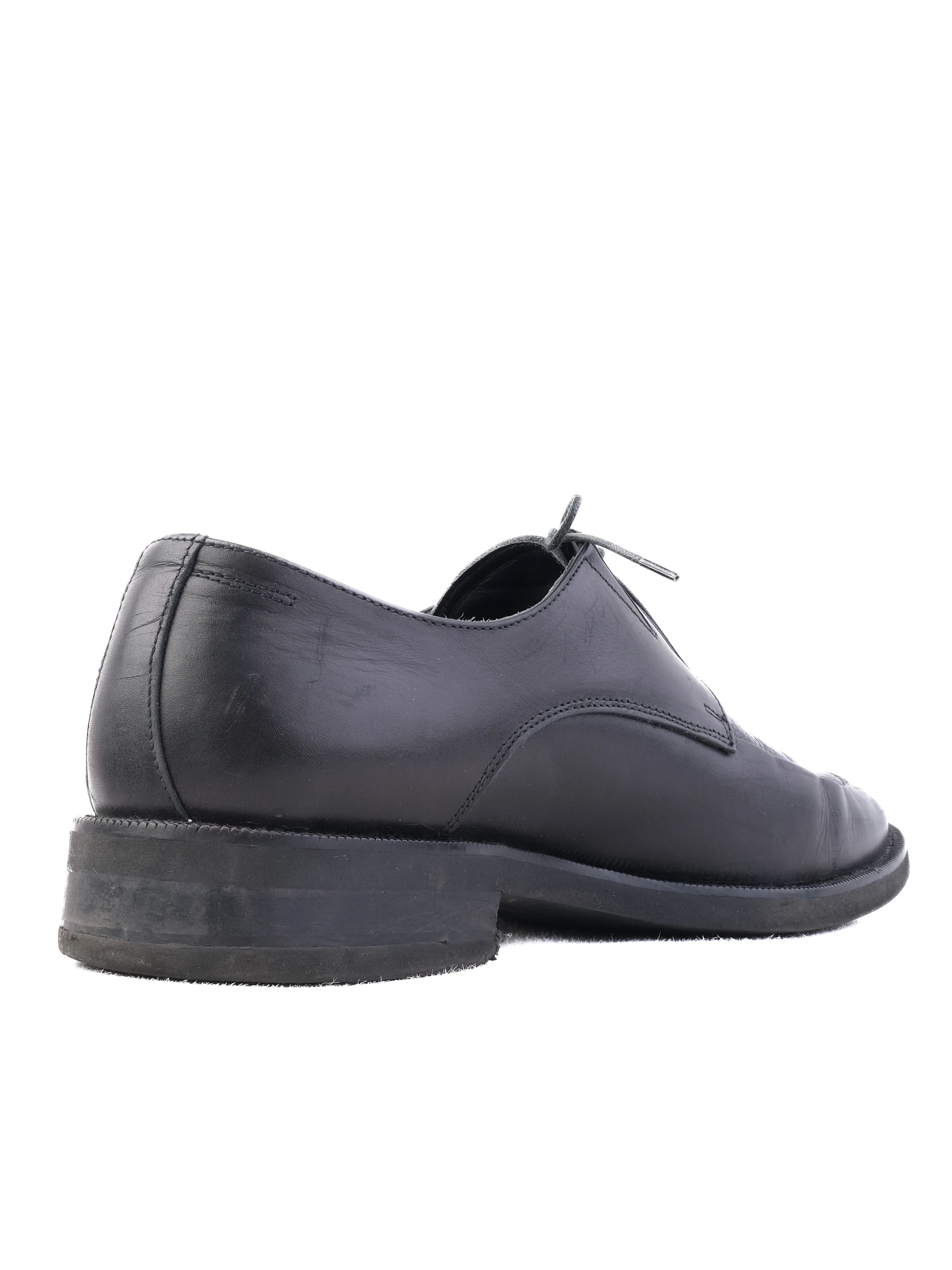 Excellent Baldinini Black Leather Dress Shoes Size 43 Men