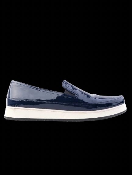 Excellent Prada Slip-On Shoes Blue Lacquer WomenÕs Size Not Specified