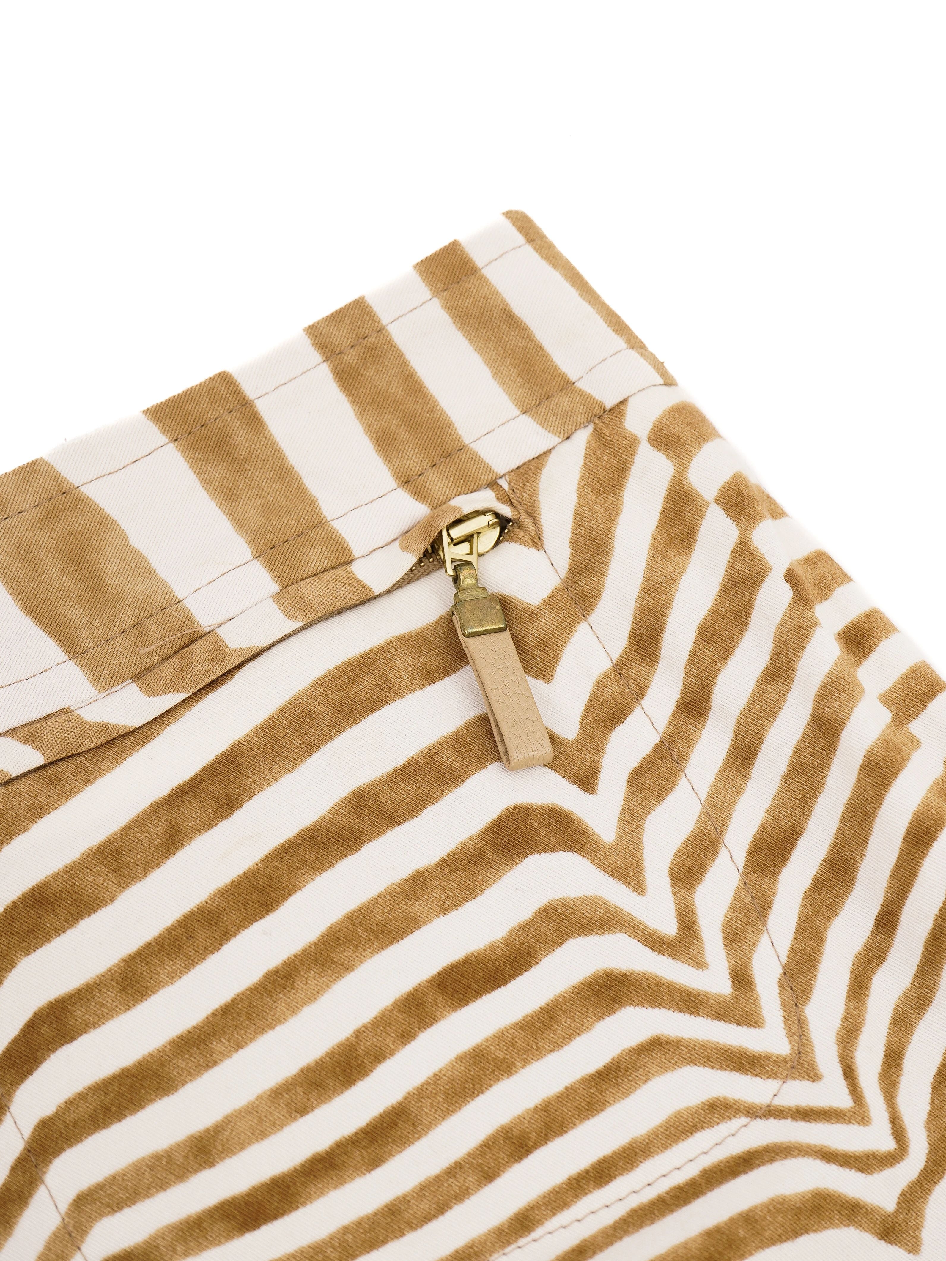 Perfect Gianfranco Ferre Orange Striped Shirt Size M Women