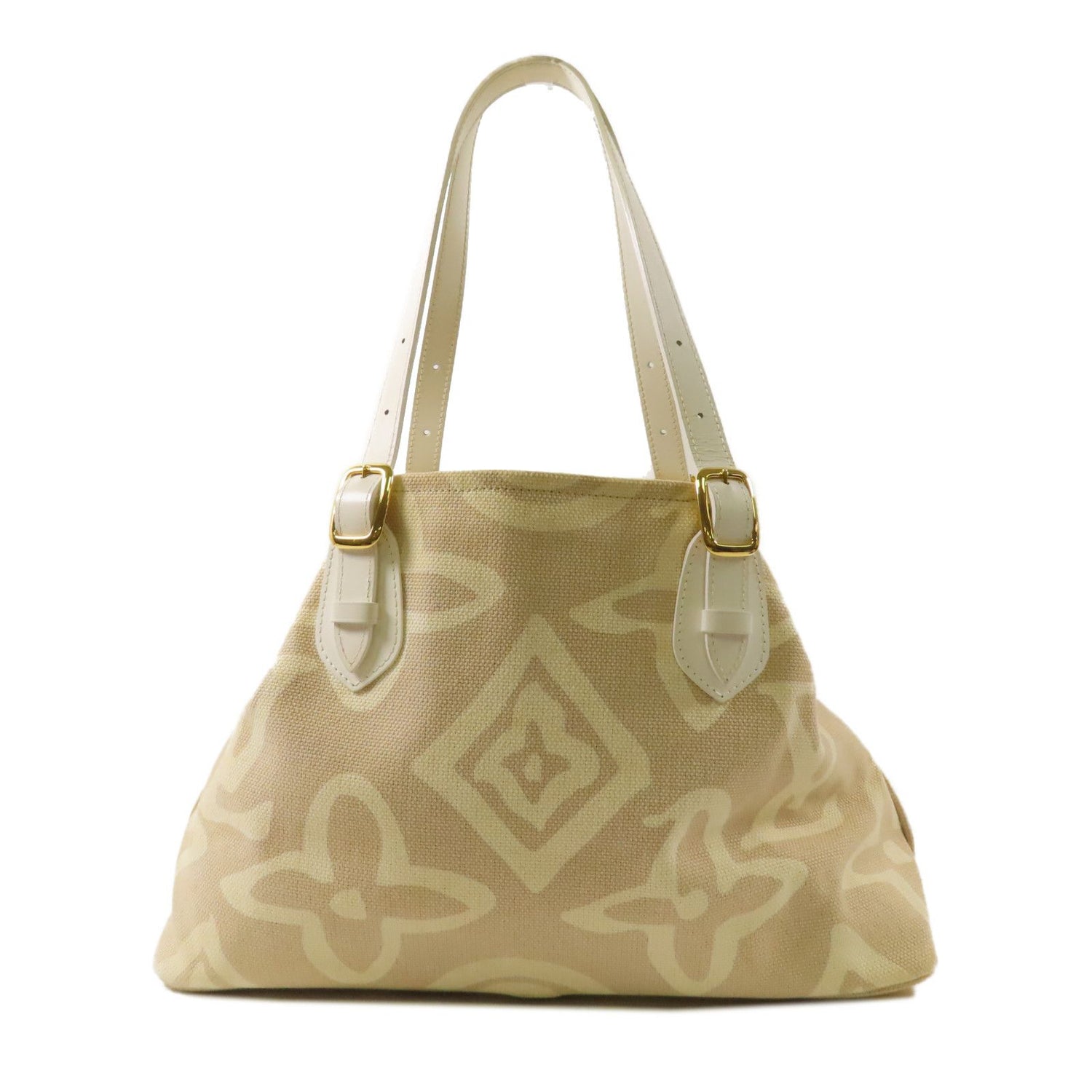 Louis Vuitton Canvas Tahitienne Pm Golden Shoulder Bag Rice White Beige Shoulder Bag M 95674