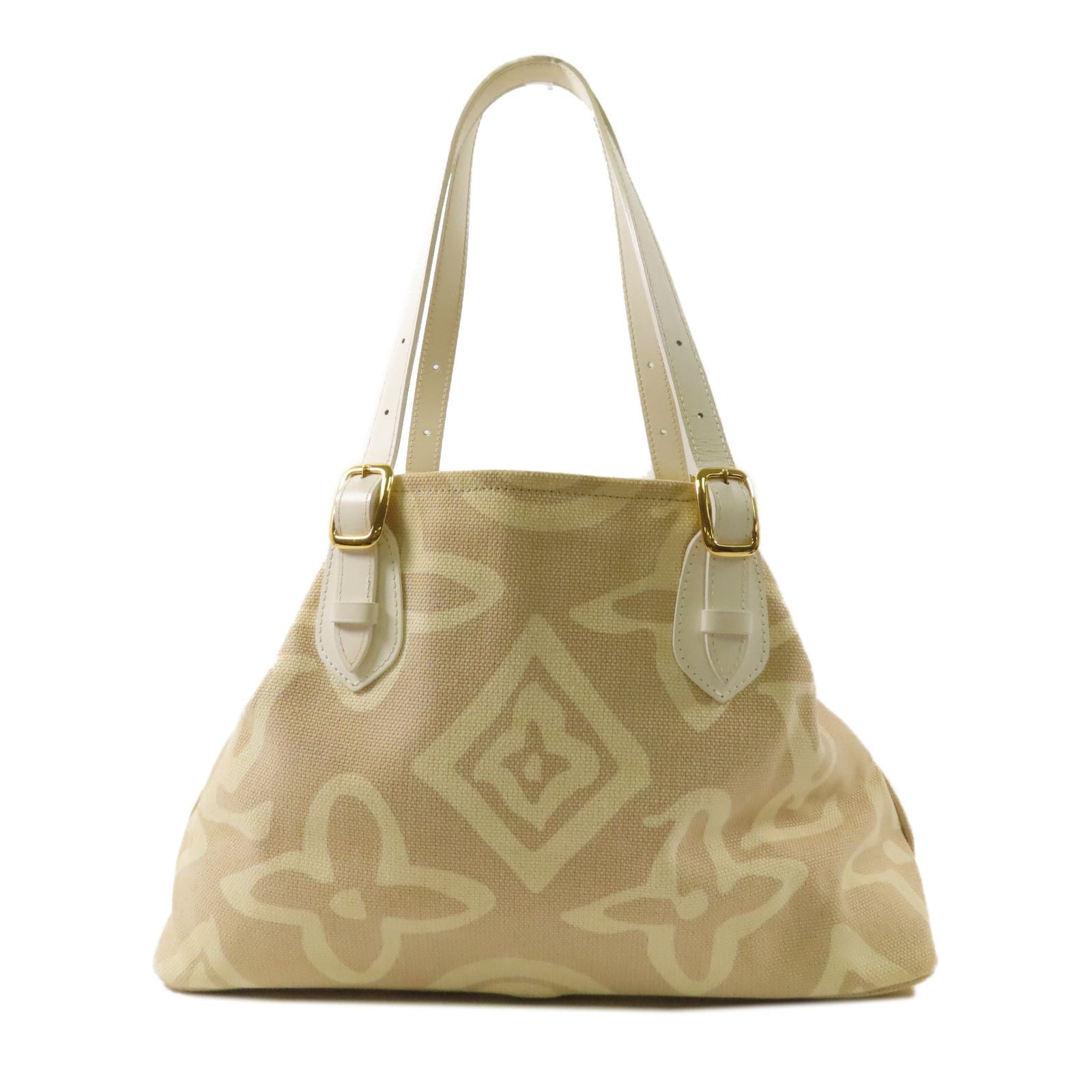 Louis Vuitton Canvas Tahitienne Pm Golden Shoulder Bag Rice White Beige Shoulder Bag M 95674