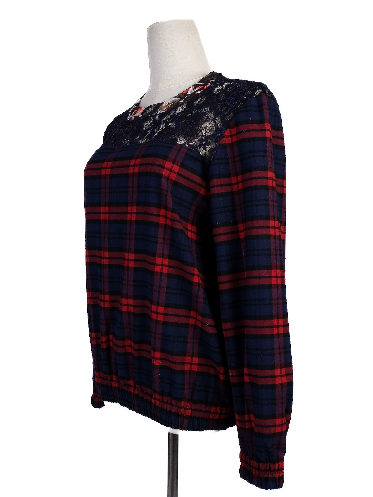 Sportmax Excellent Condition Plaid Long-Sleeve Shirt Size S