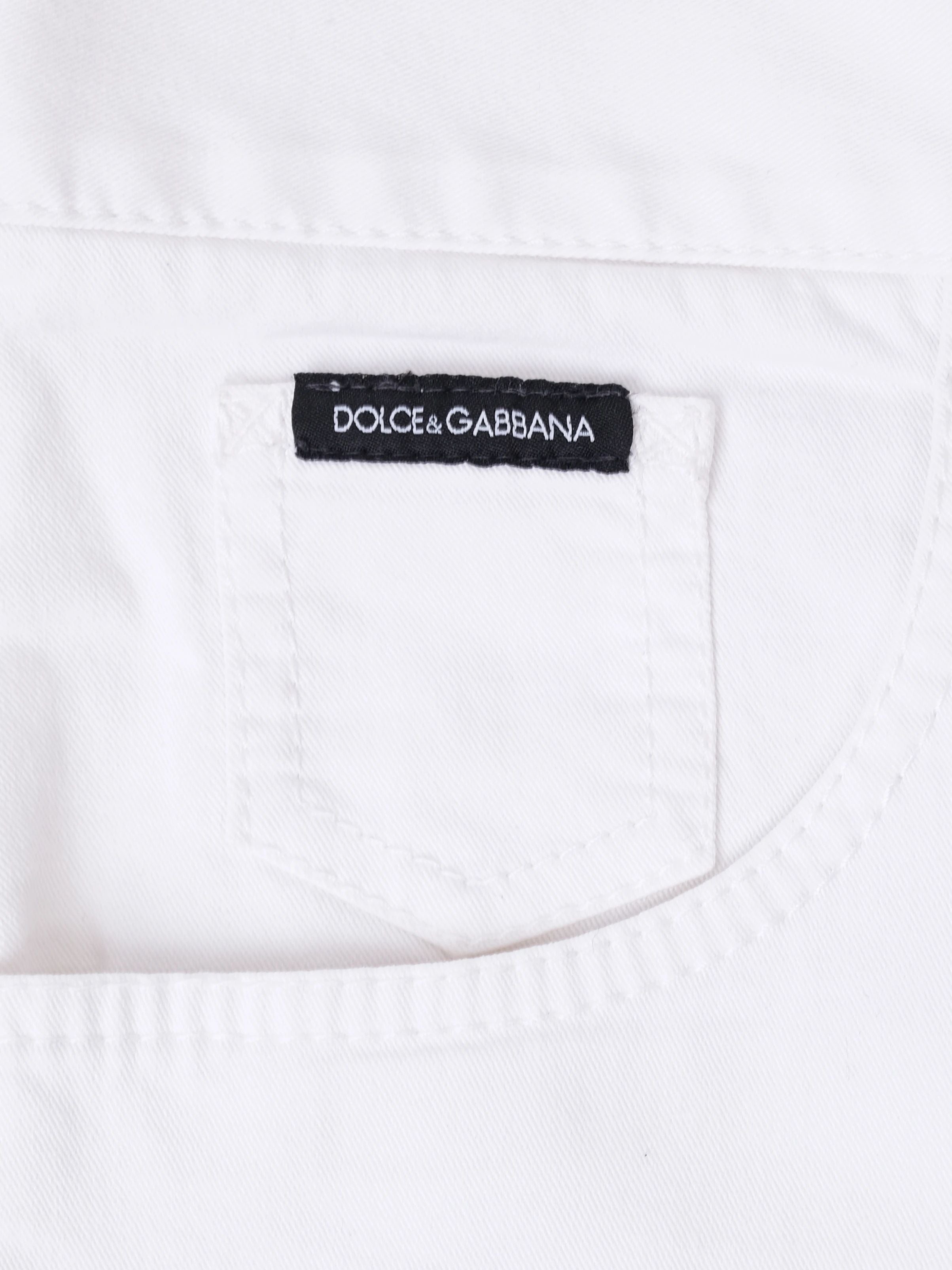 Excellent Dolce Gabbana White Cotton Women&