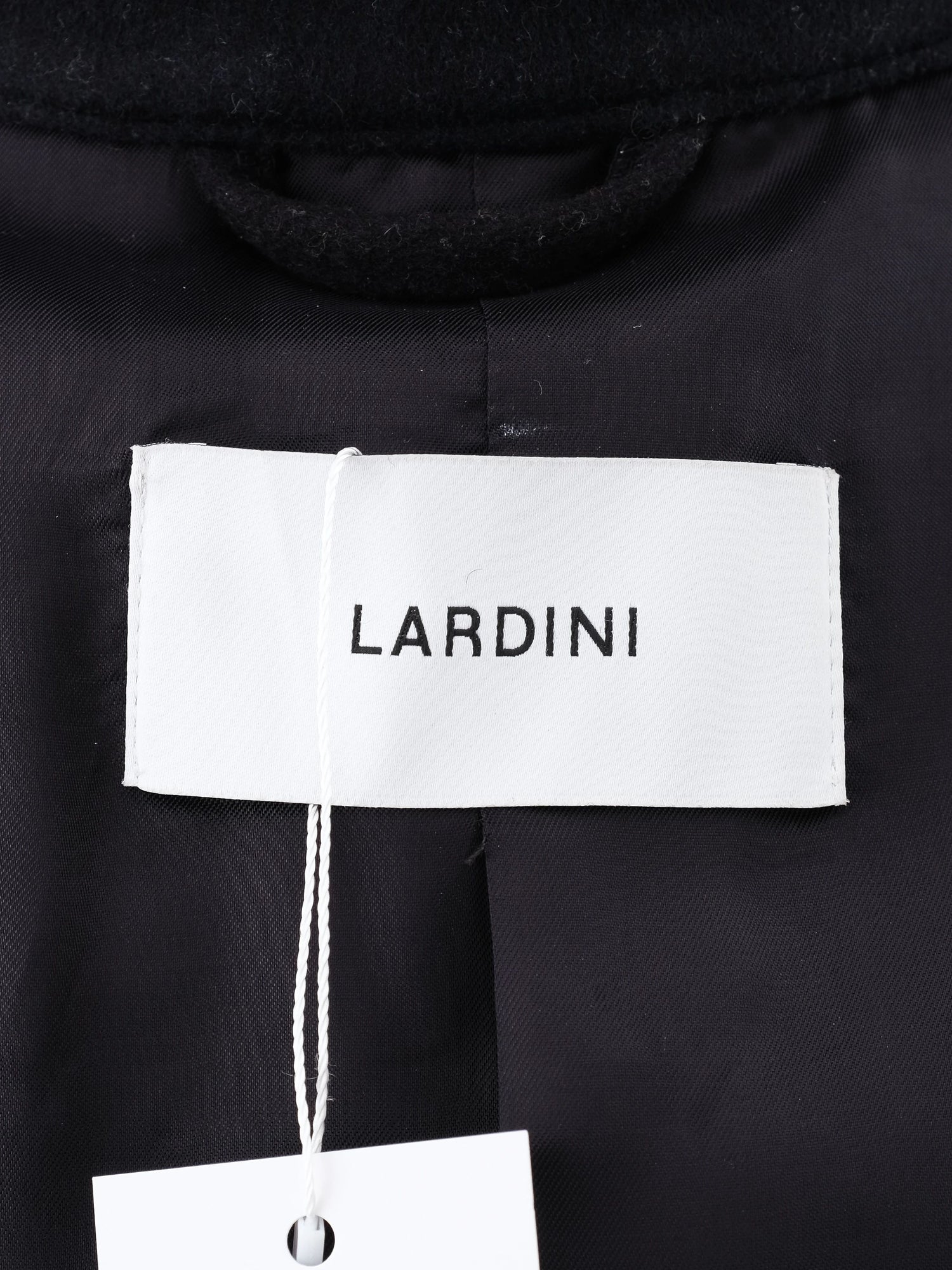 Perfect Lardini Black Viscose Jacket Size M for Men