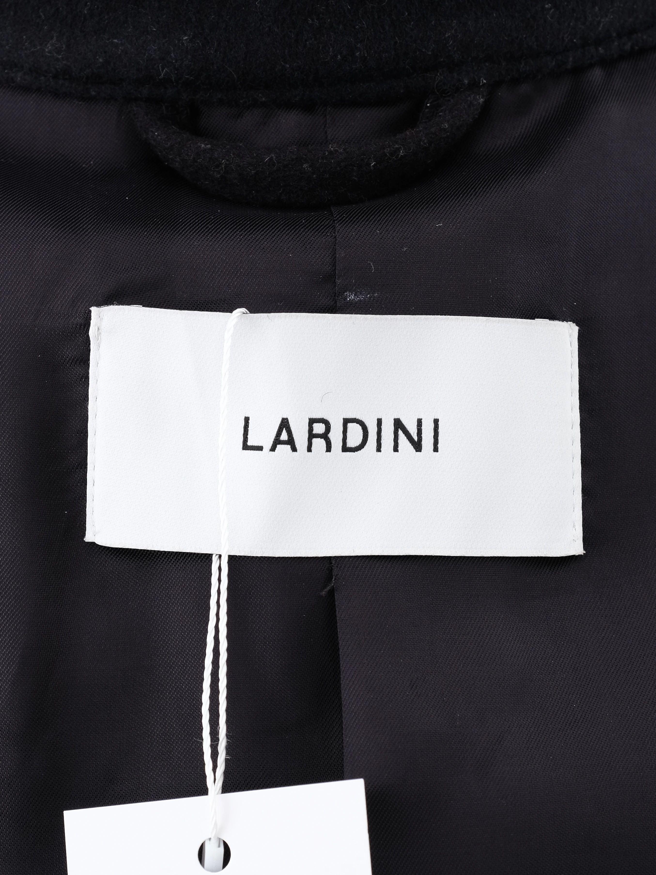 Perfect Lardini Black Viscose Jacket Size M for Men