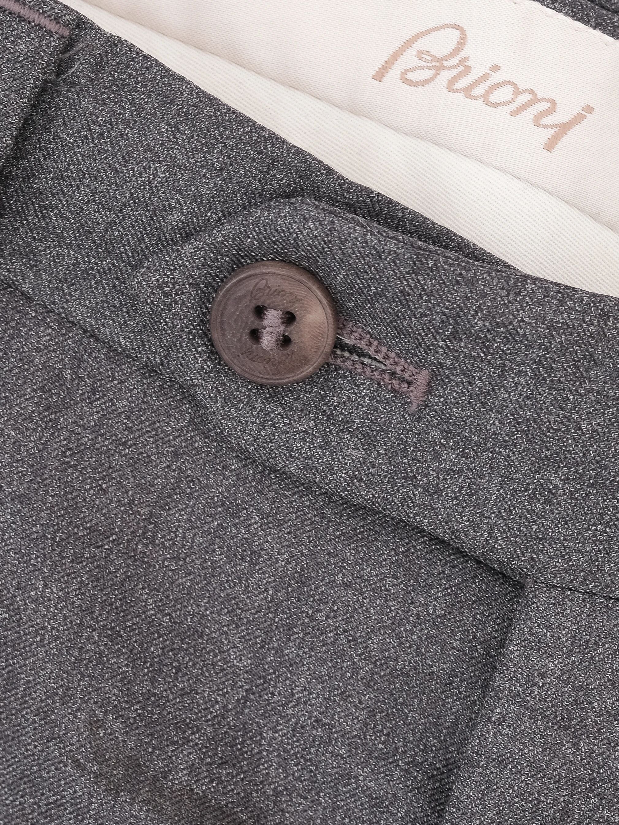 Excellent BRIONI Gray Wool Dress Pants Size M