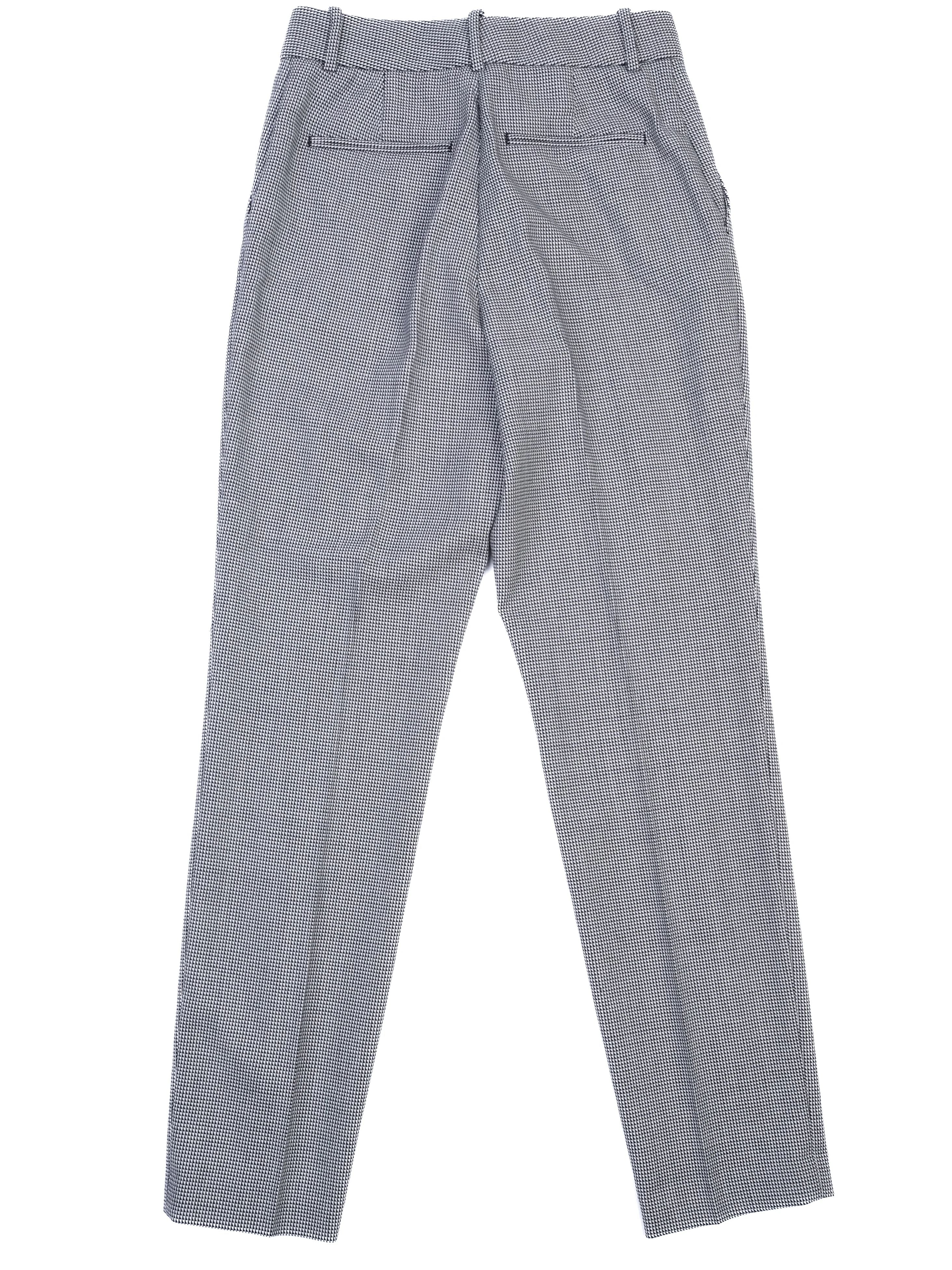 NEW Reiss Checkered Trouser Pants Wool Size XS for Women